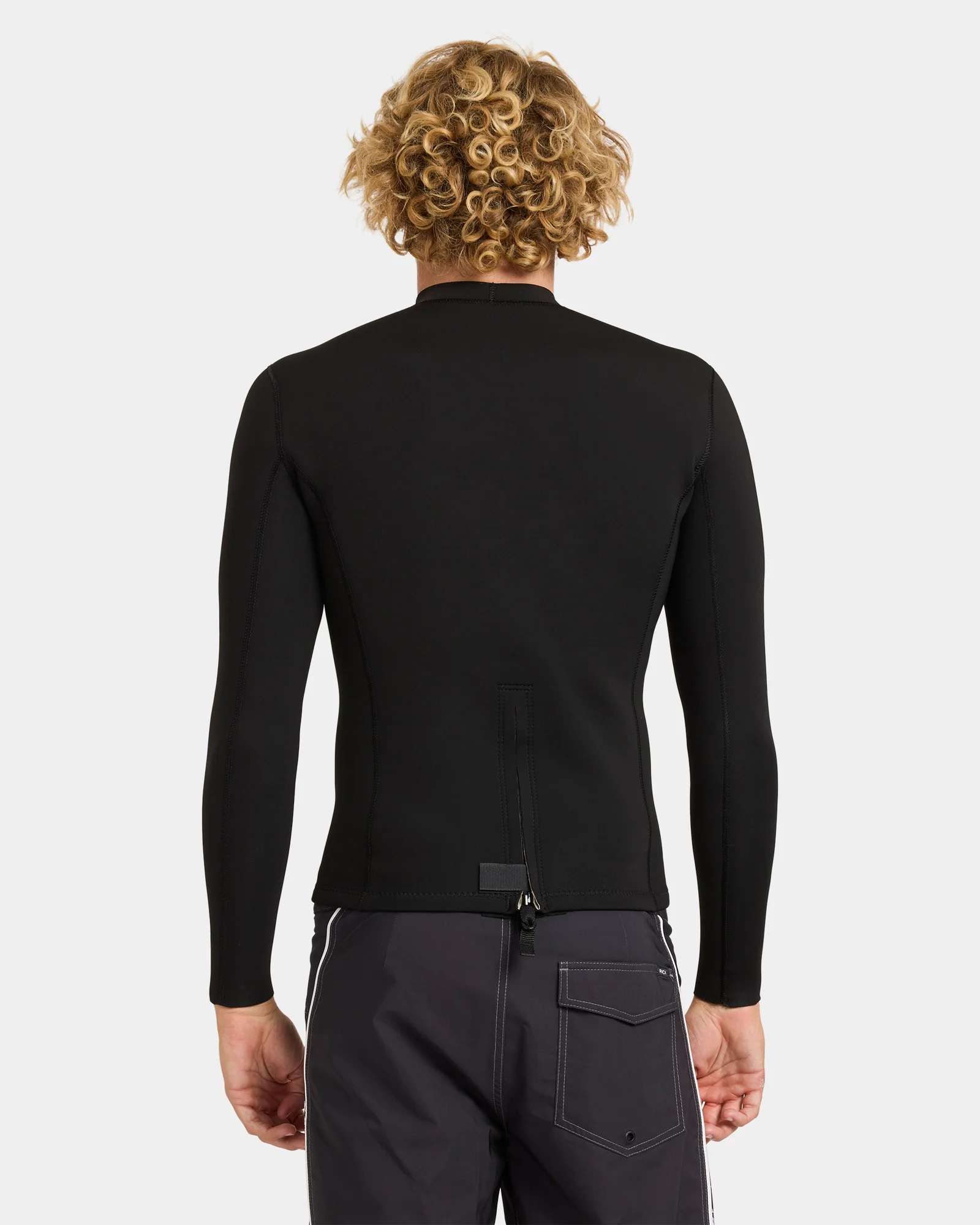Mens Balance Back Zip Wetsuit Top - Image 4