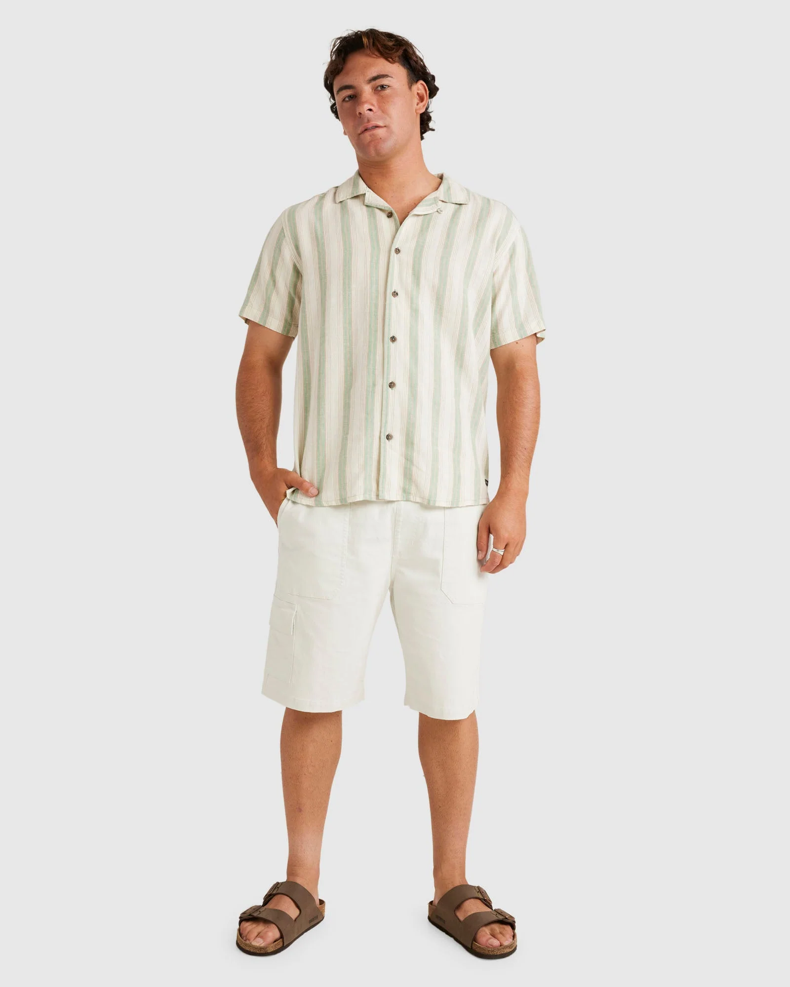 Mens Beat Stripe Shirt - Image 5