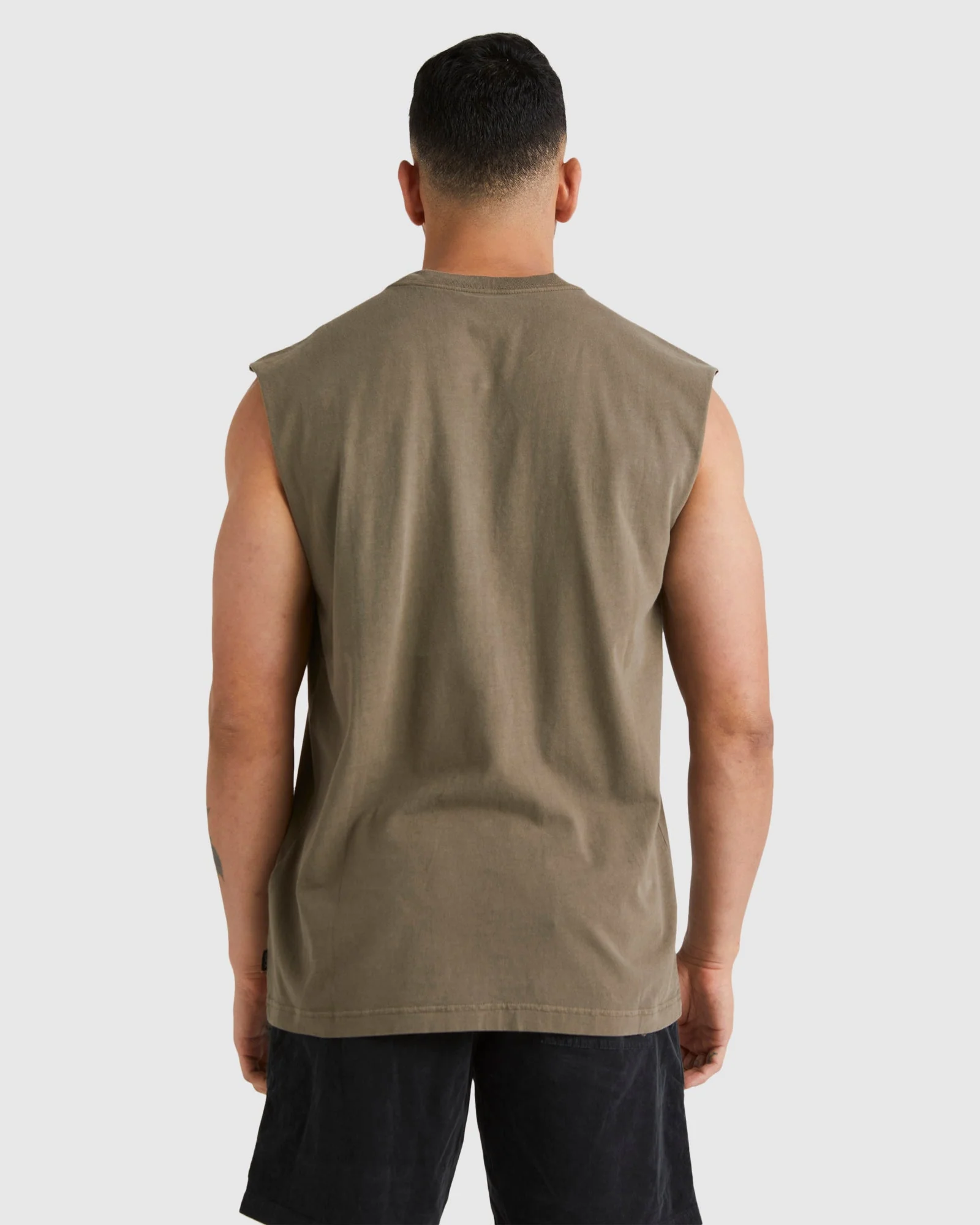 Mens Big RVCA Washed Muscle Tank - Image 3