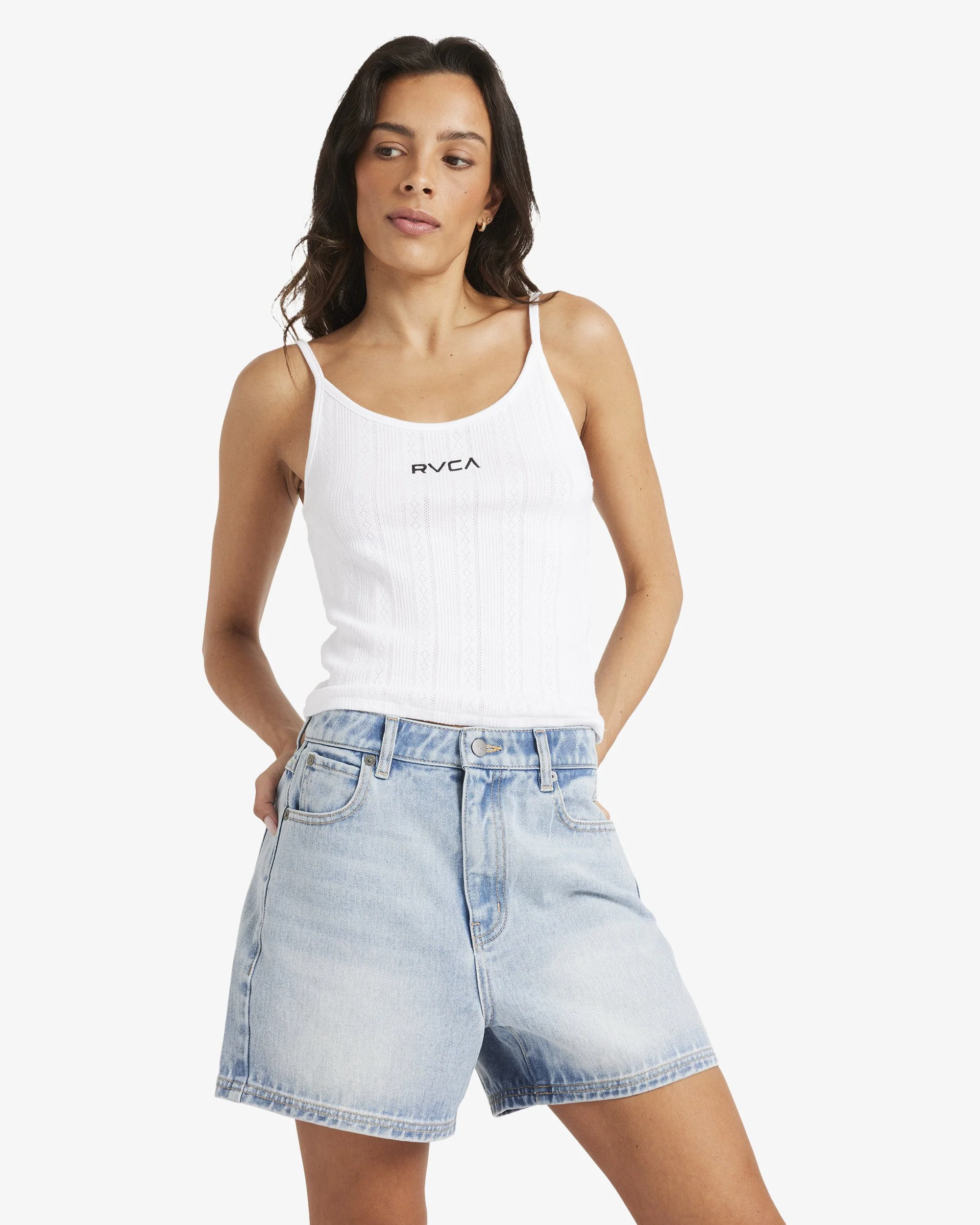 Womens Coco Denim Shorts - Image 2