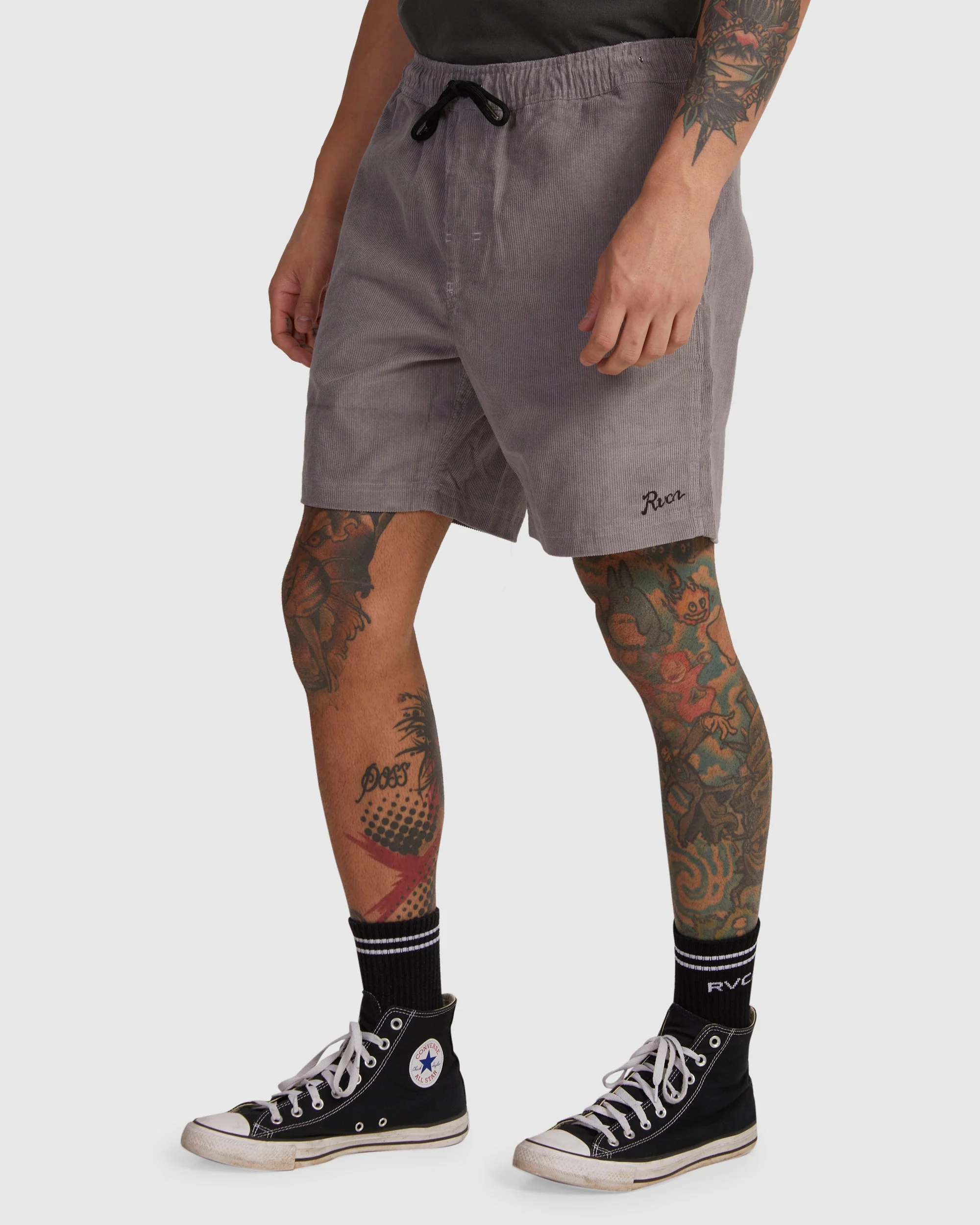 Escape Cord Elastic Script Shorts - Image 2