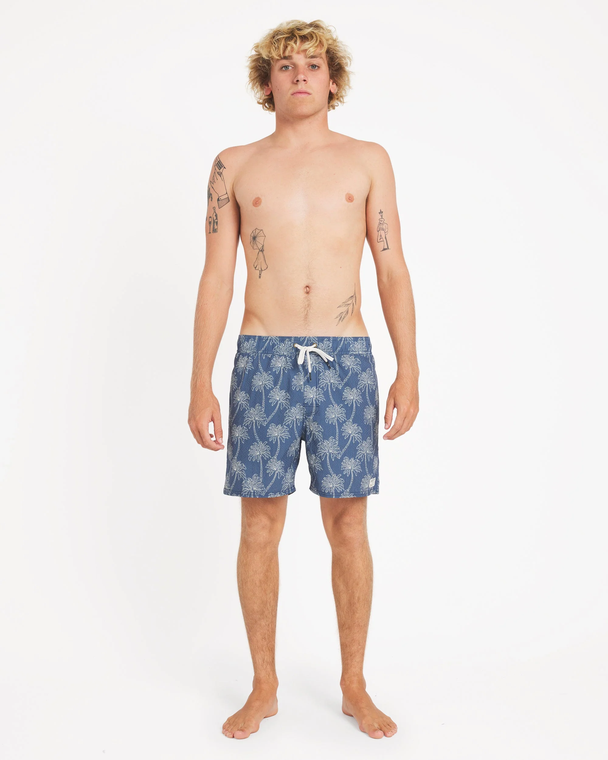 Mens Exotica Elastic 2 16" Swim Shorts - Image 5