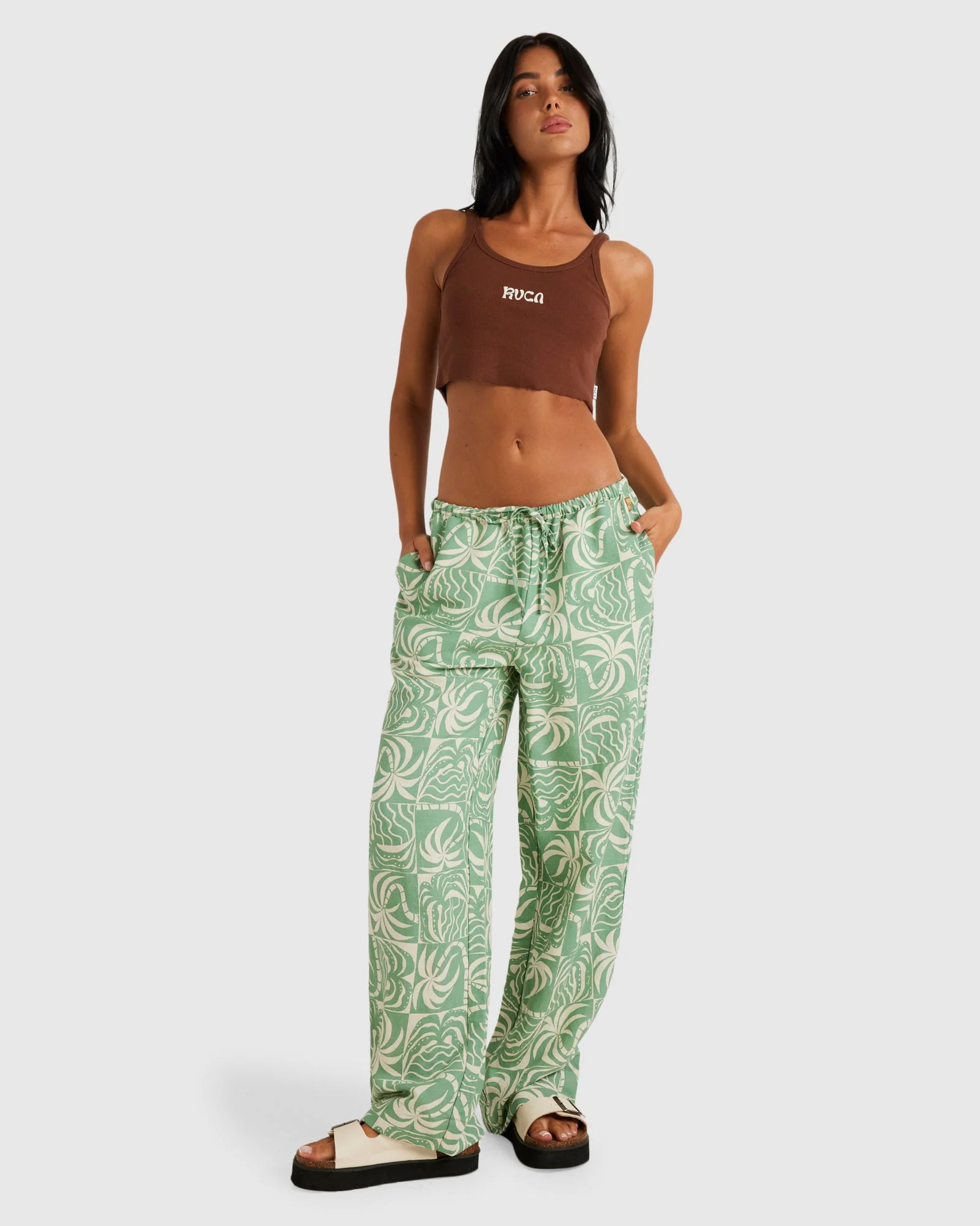 Womens Exotica Scooped Tank Top - Image 5