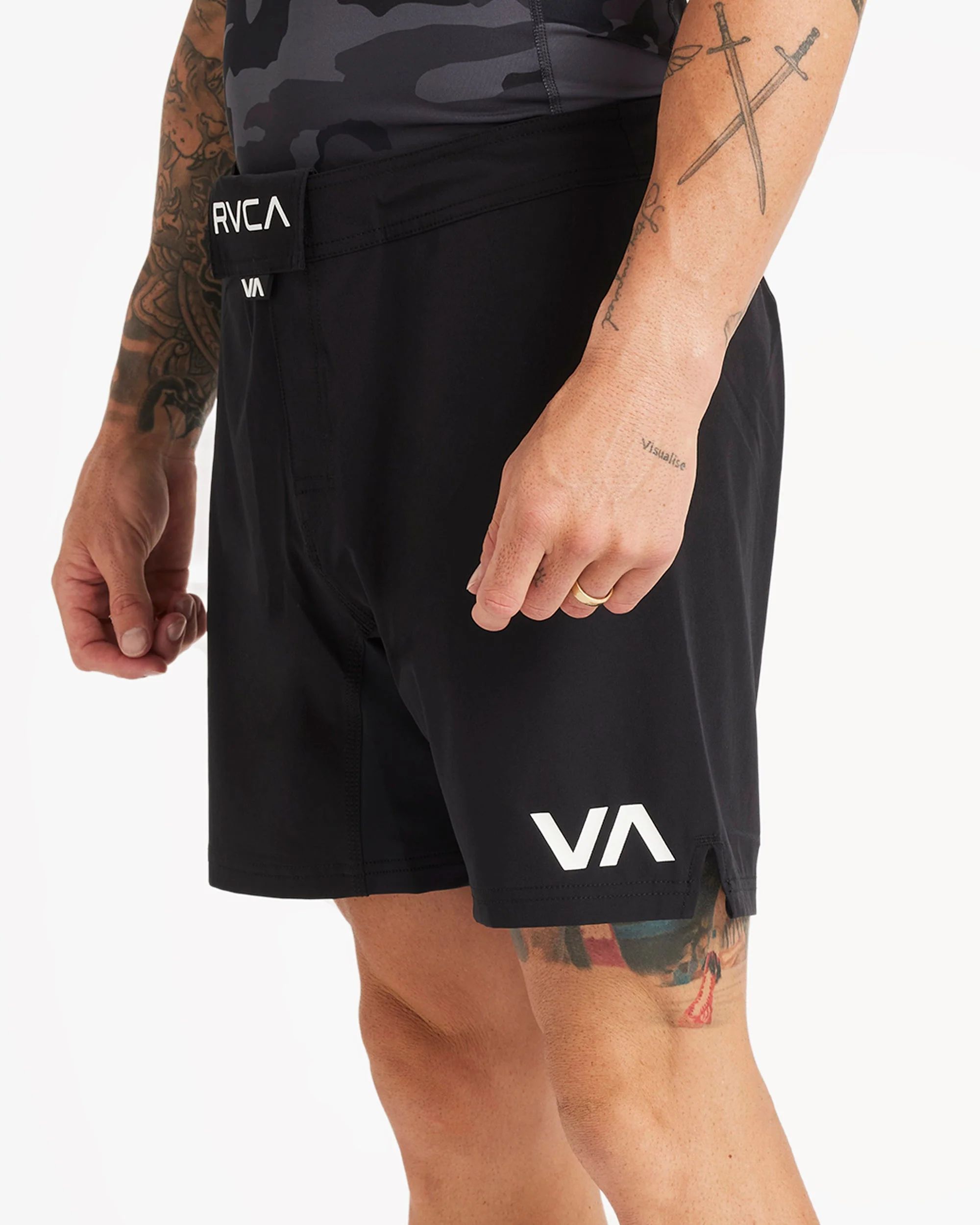 Mens Fight Scrapper 17" Elastic Shorts - Image 7