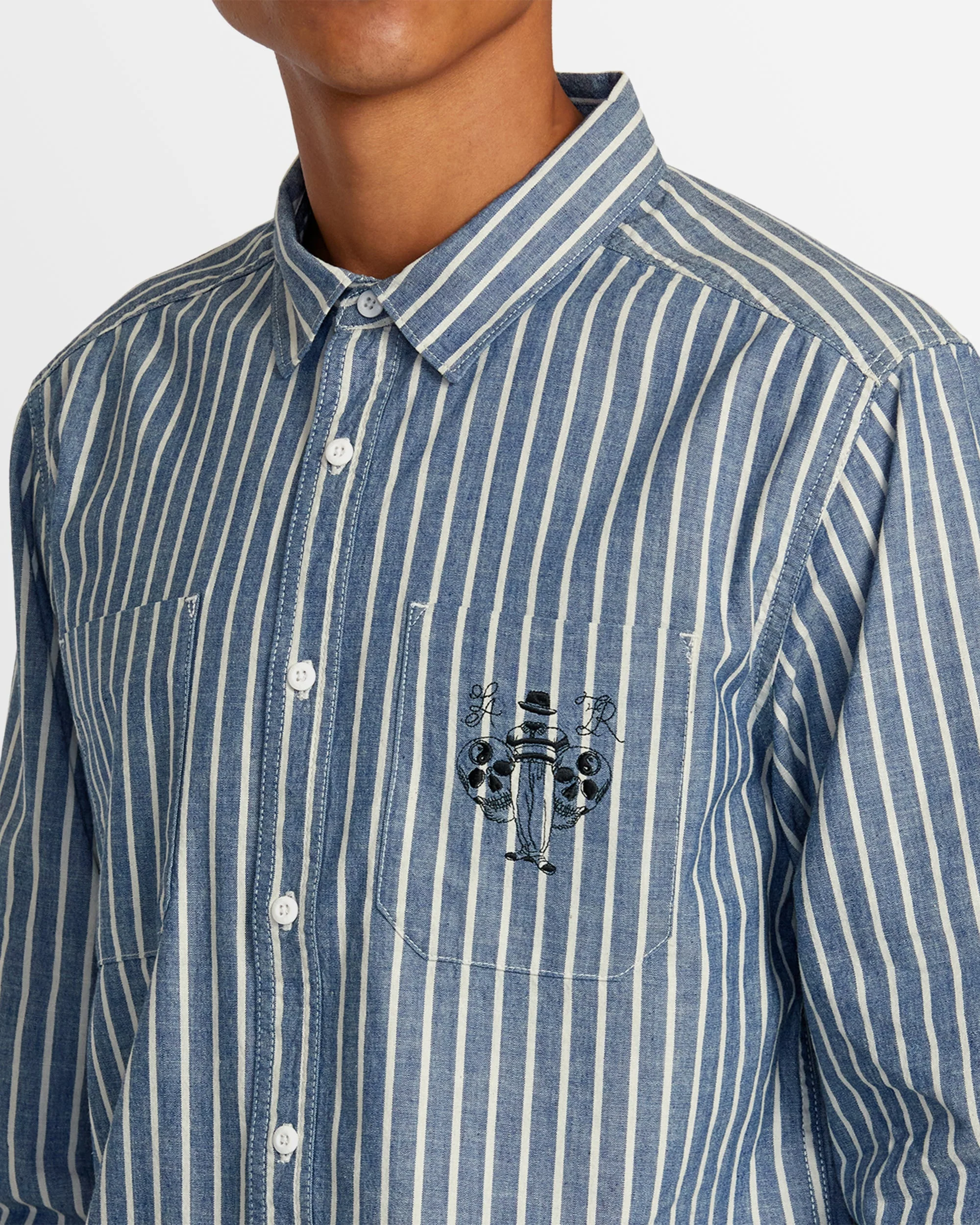 Mens Invisible Man Long Sleeve Shirt - Image 4