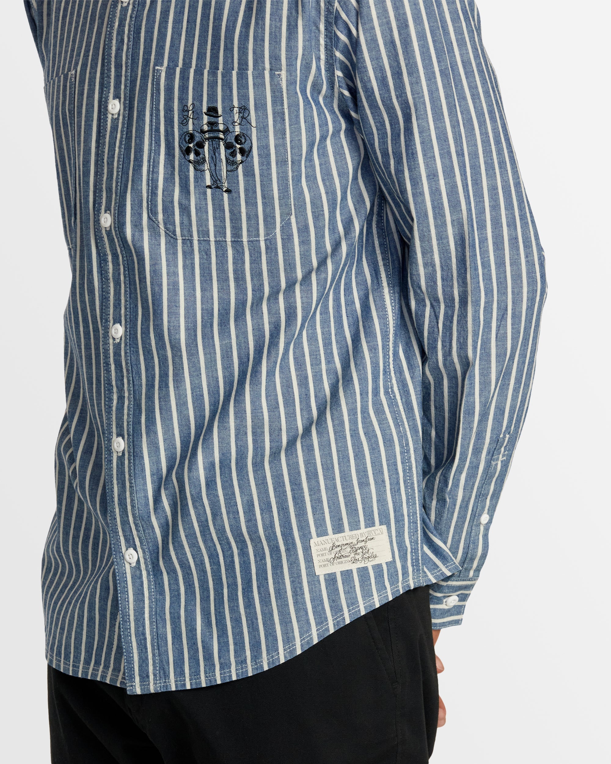 Mens Invisible Man Long Sleeve Shirt - Image 5