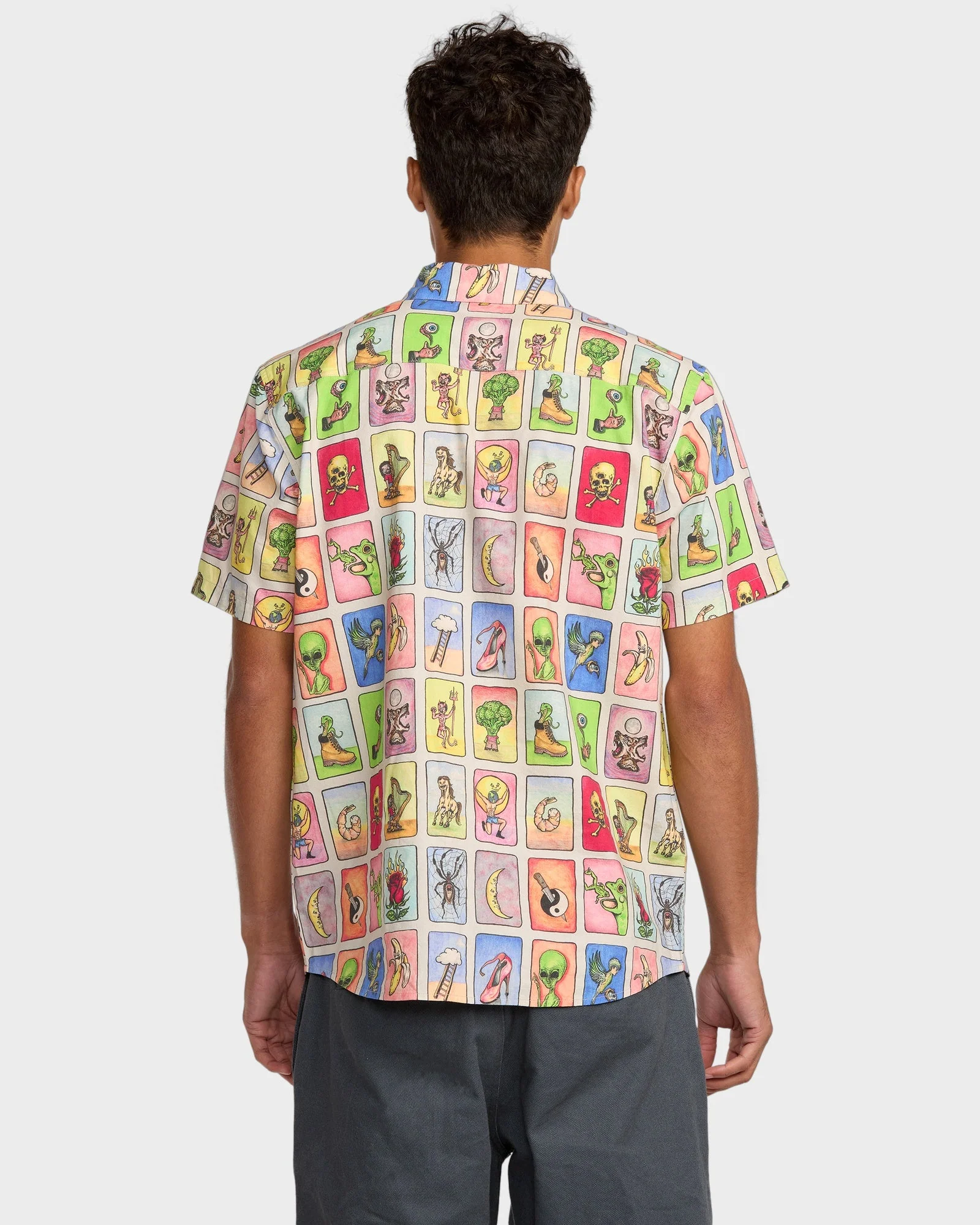 Mens Kevin Spanky Tarjeta Short Sleeve Shirt - Image 2