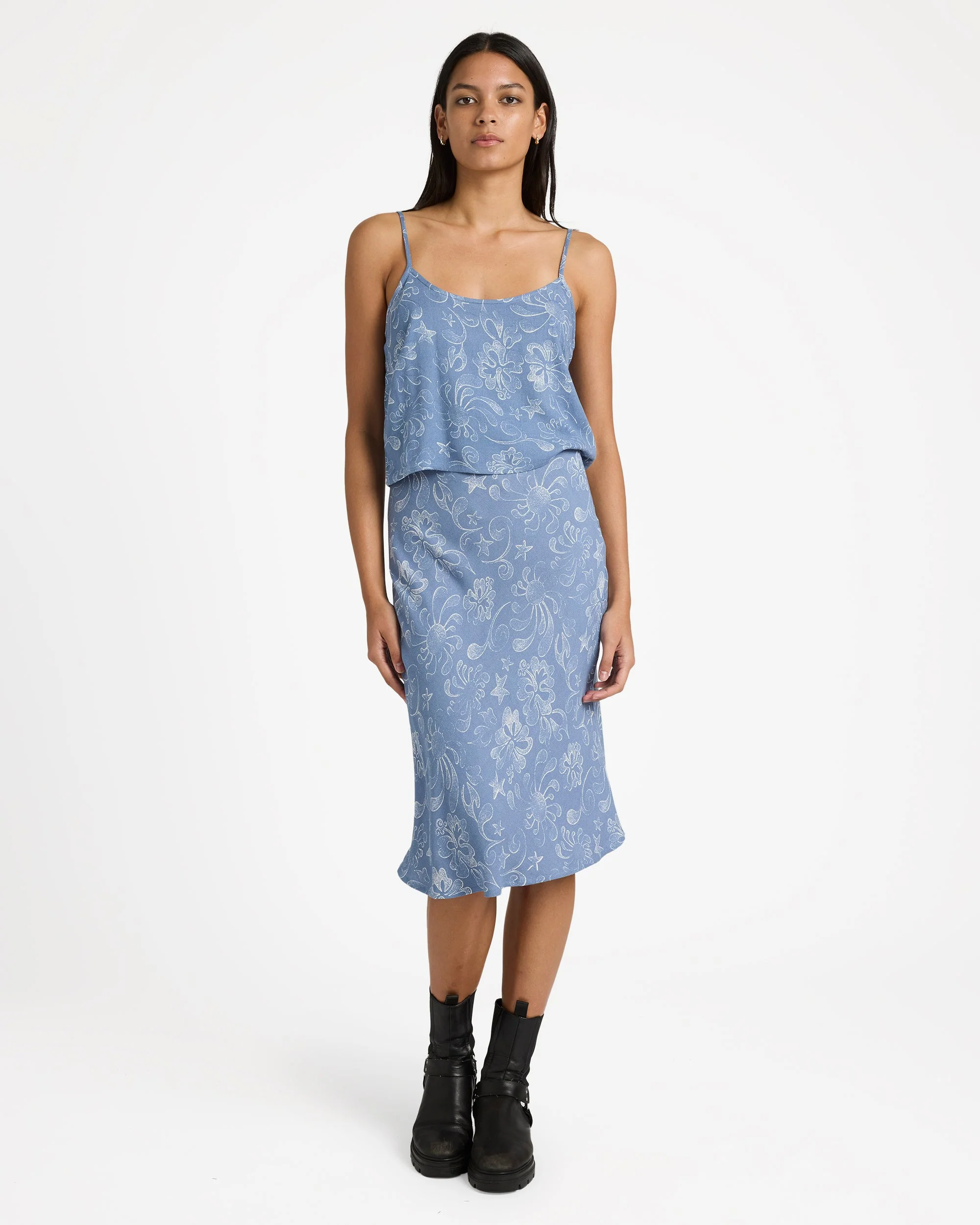 Womens Sub Aloha Midi Skirt - Image 6