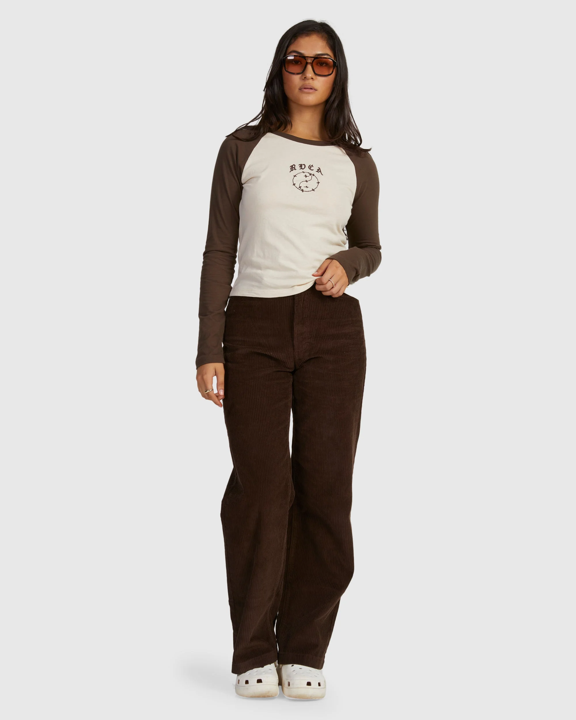 Womens Lax Classic Raglan Long Sleeve T-Shirt - Image 5