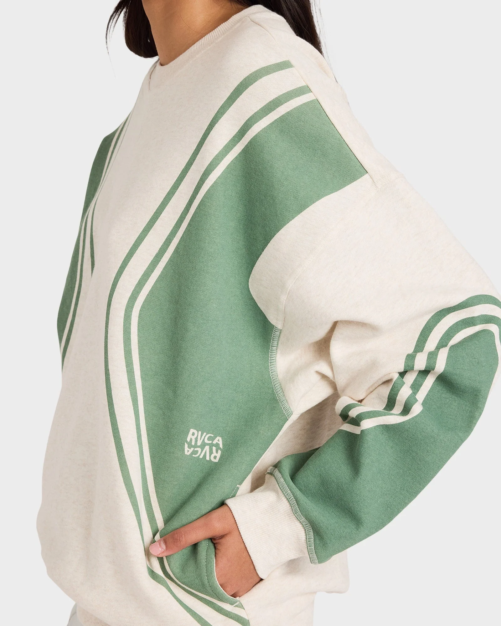 Womens Luck Off Pullover Crew Neck - Image 4