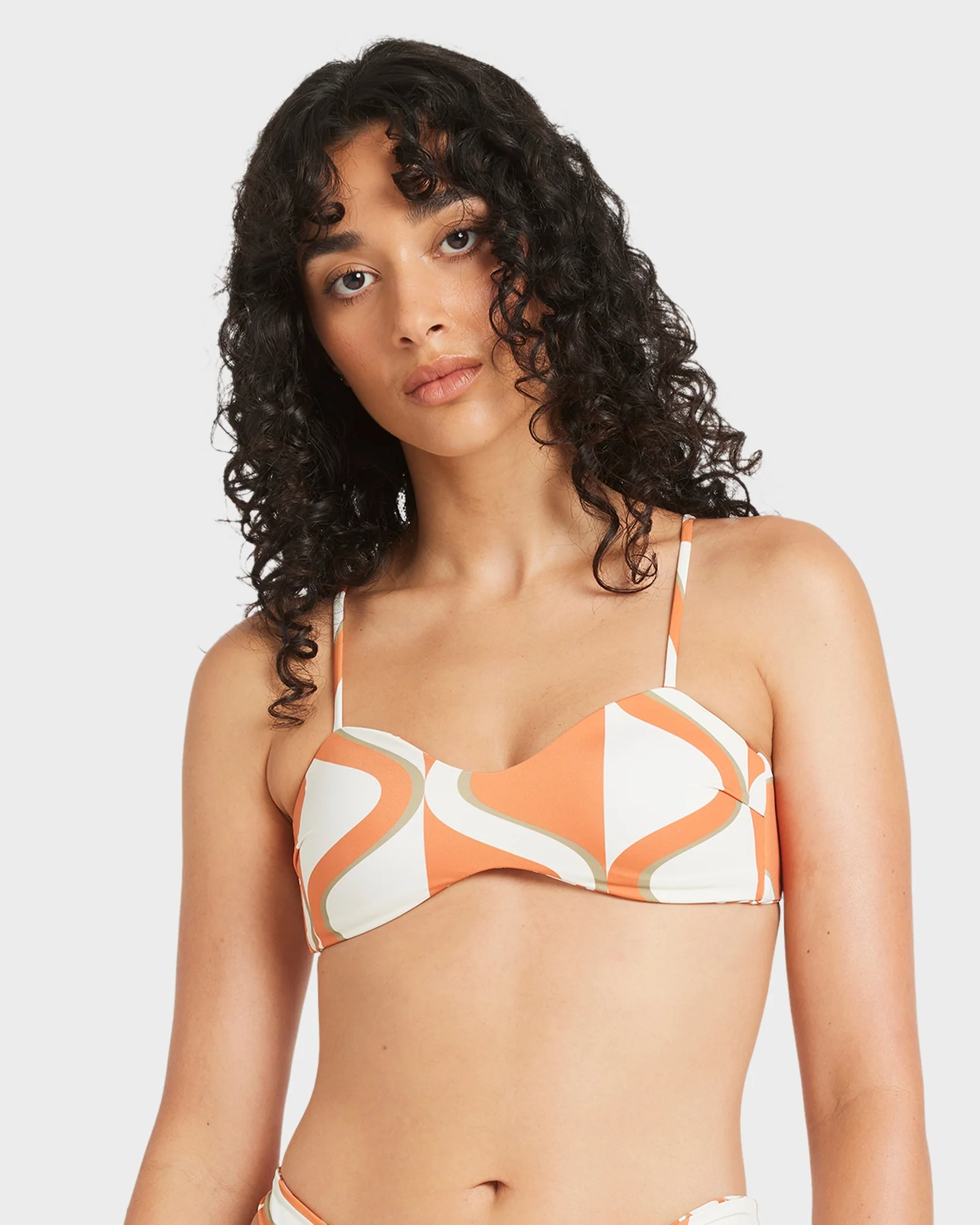 Womens Mind Map Reversible Bralette Bikini Top - Image 5
