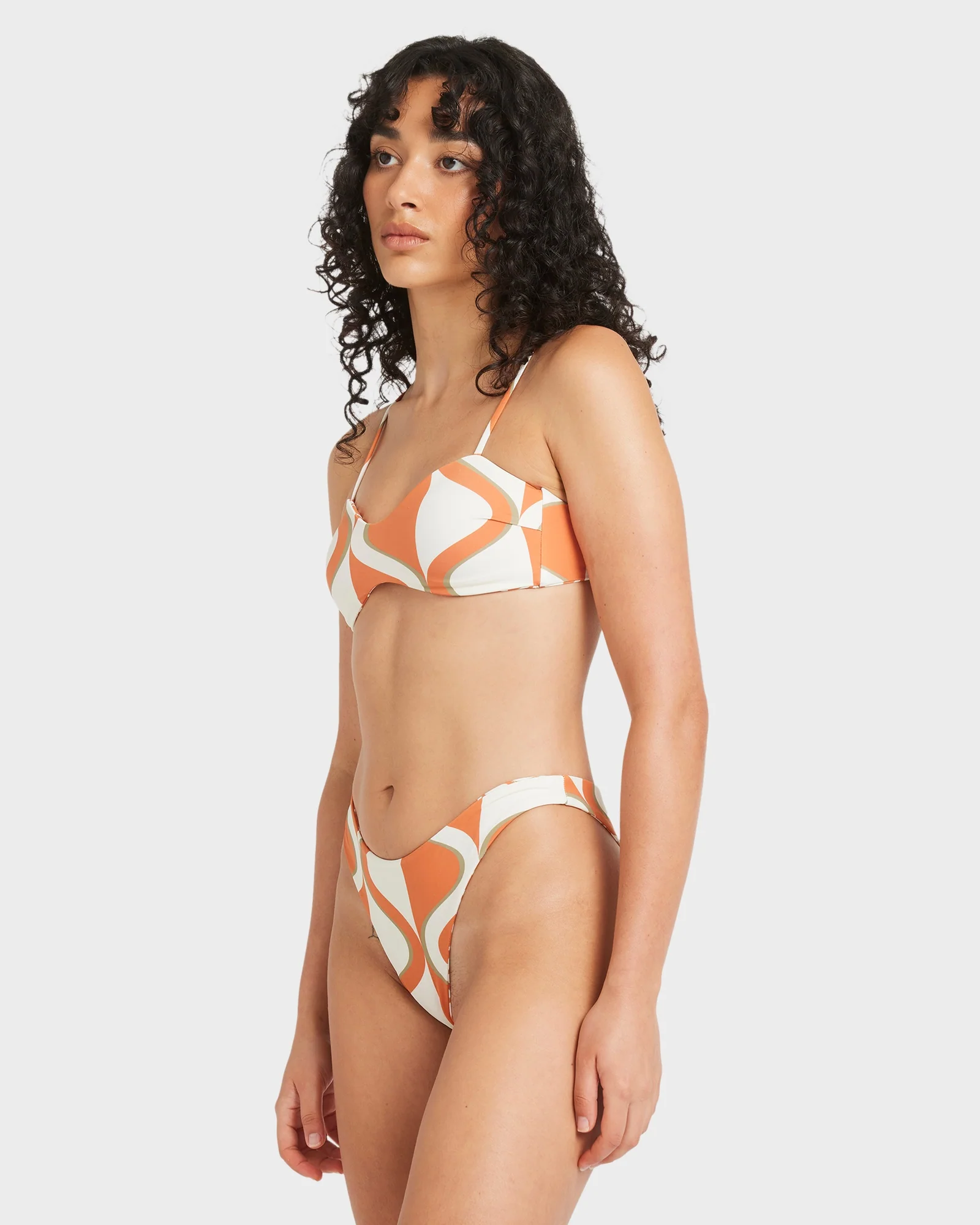 Womens Mind Map Reversible Bralette Bikini Top - Image 6