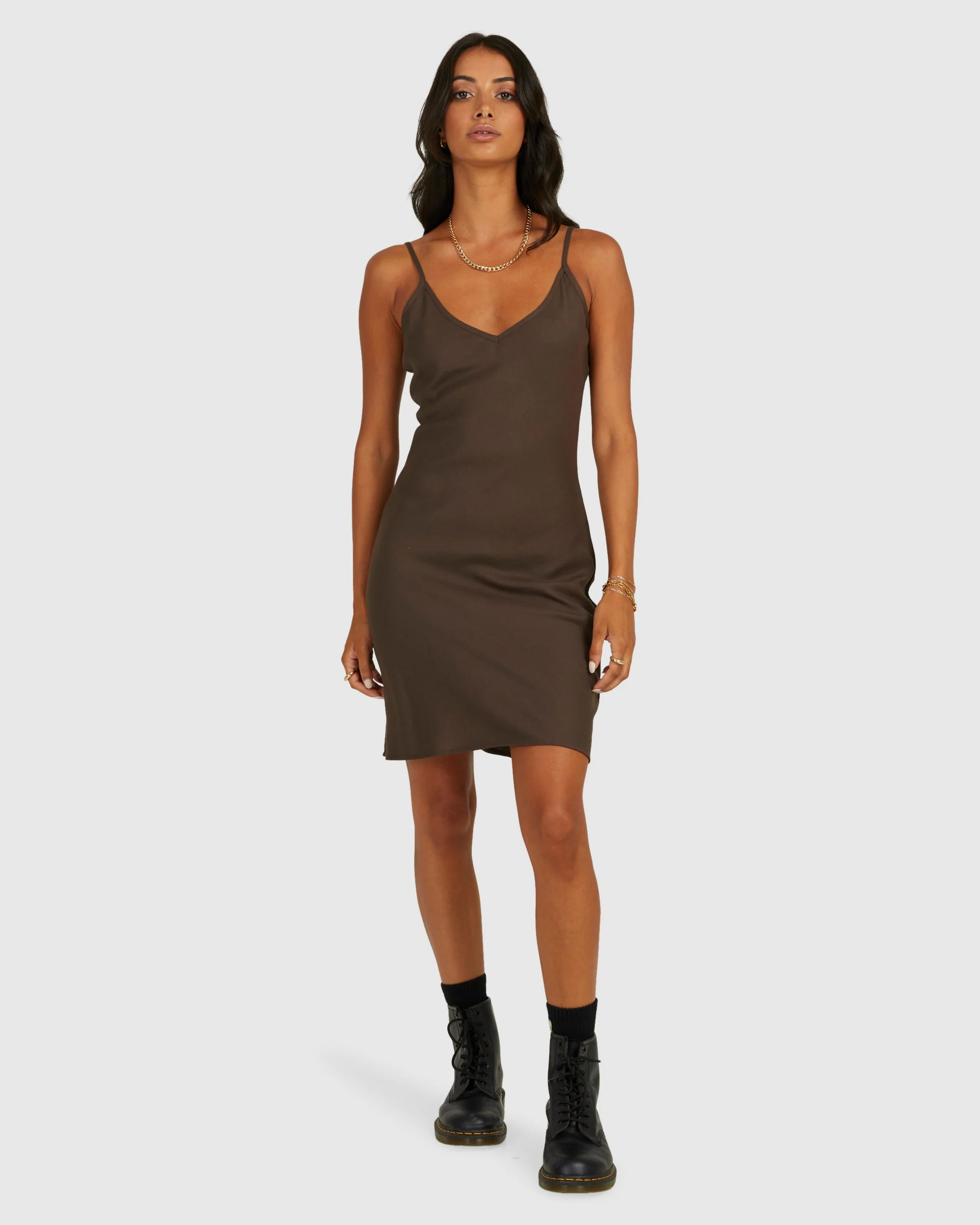 Off Duty Bias Mini Dress - Image 5