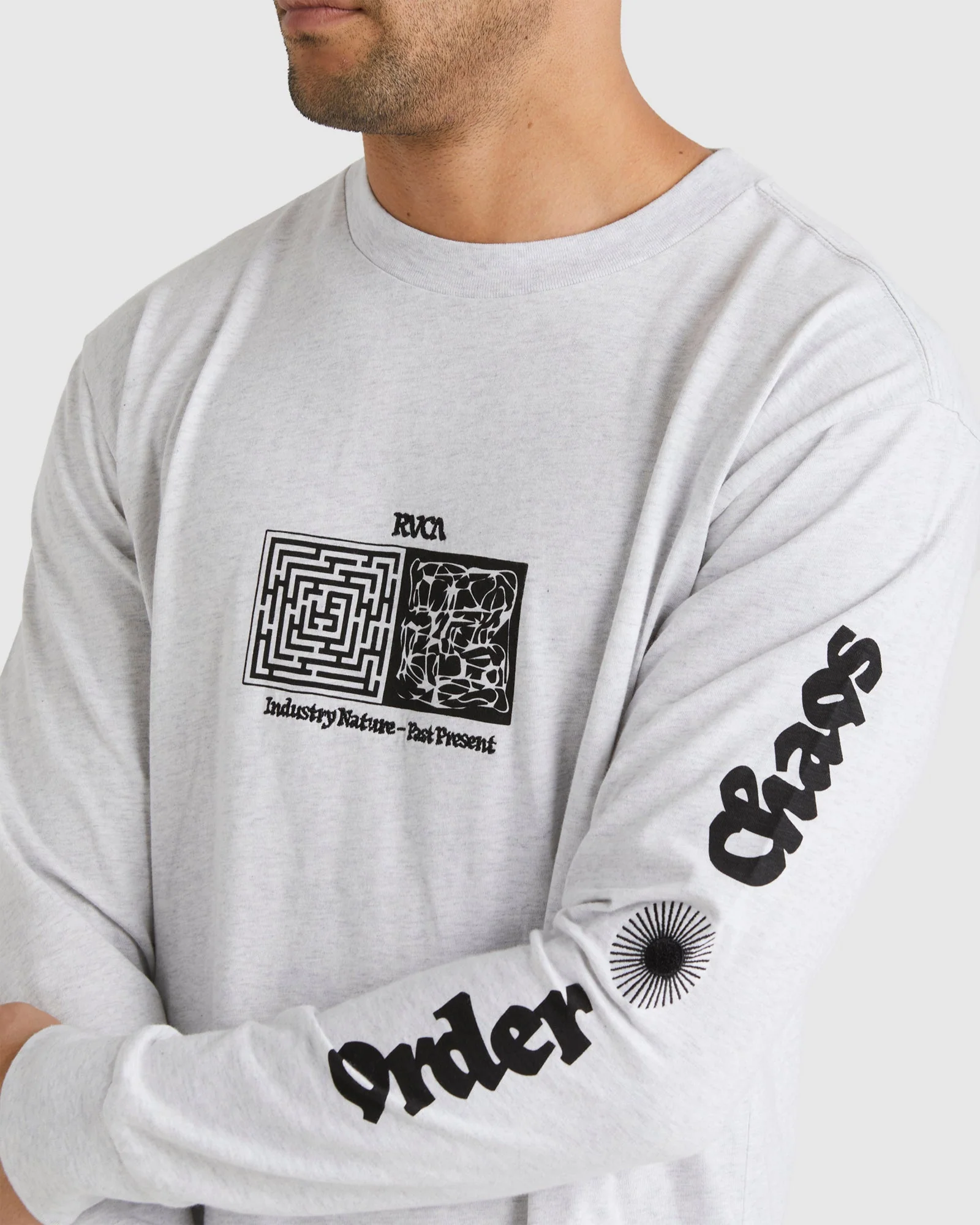 Mens Order And Chaos Long Sleeve T-Shirt - Image 4