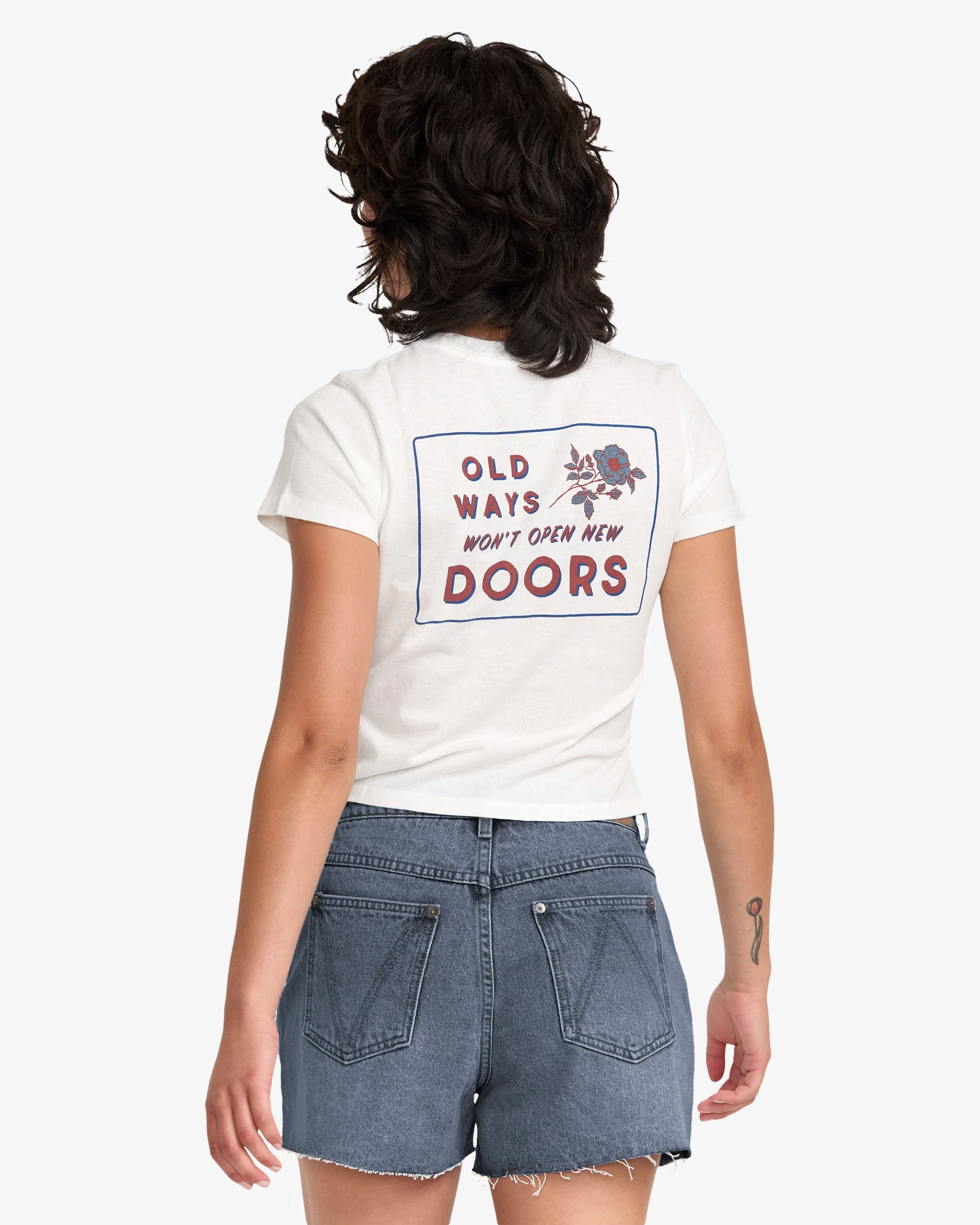 Womens Pacific Denim Shorts - Image 2