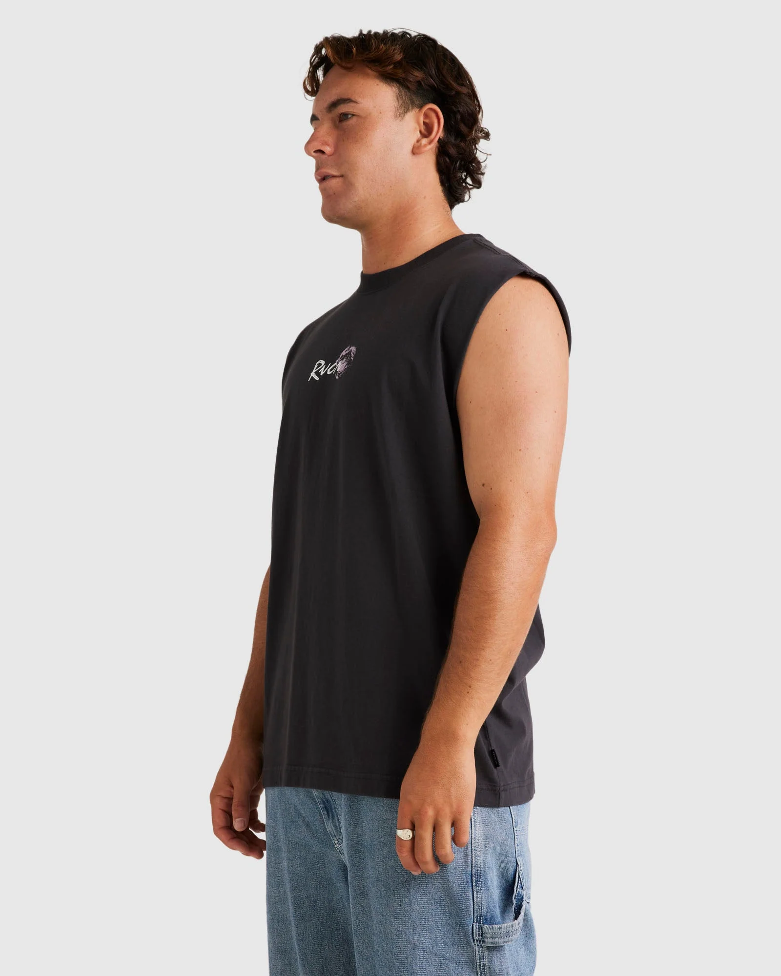 Mens Picked Up Muscle Tank - Image 2