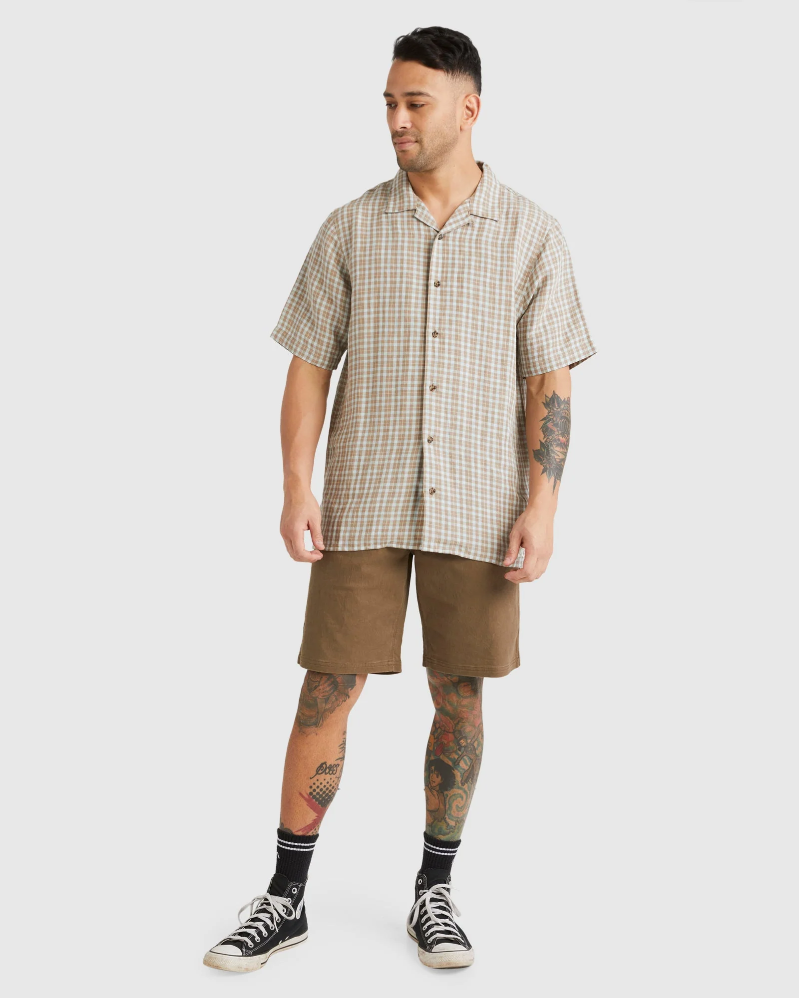 Mens Plaid Shirt - Image 5