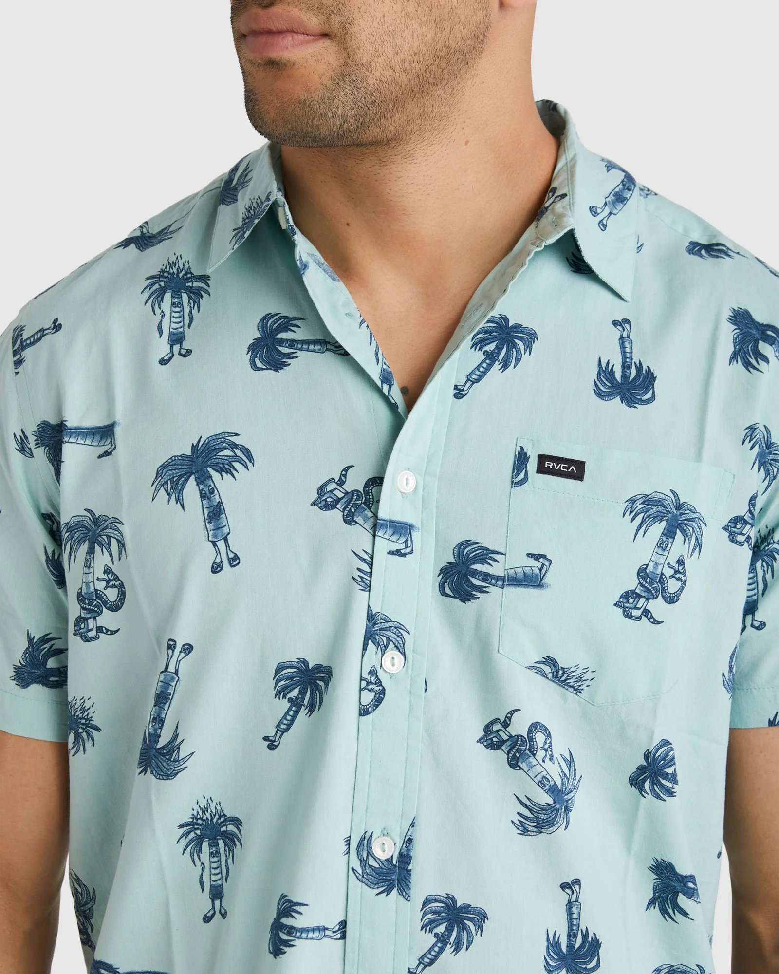 Mens Pommier Palms Shirt - Image 4