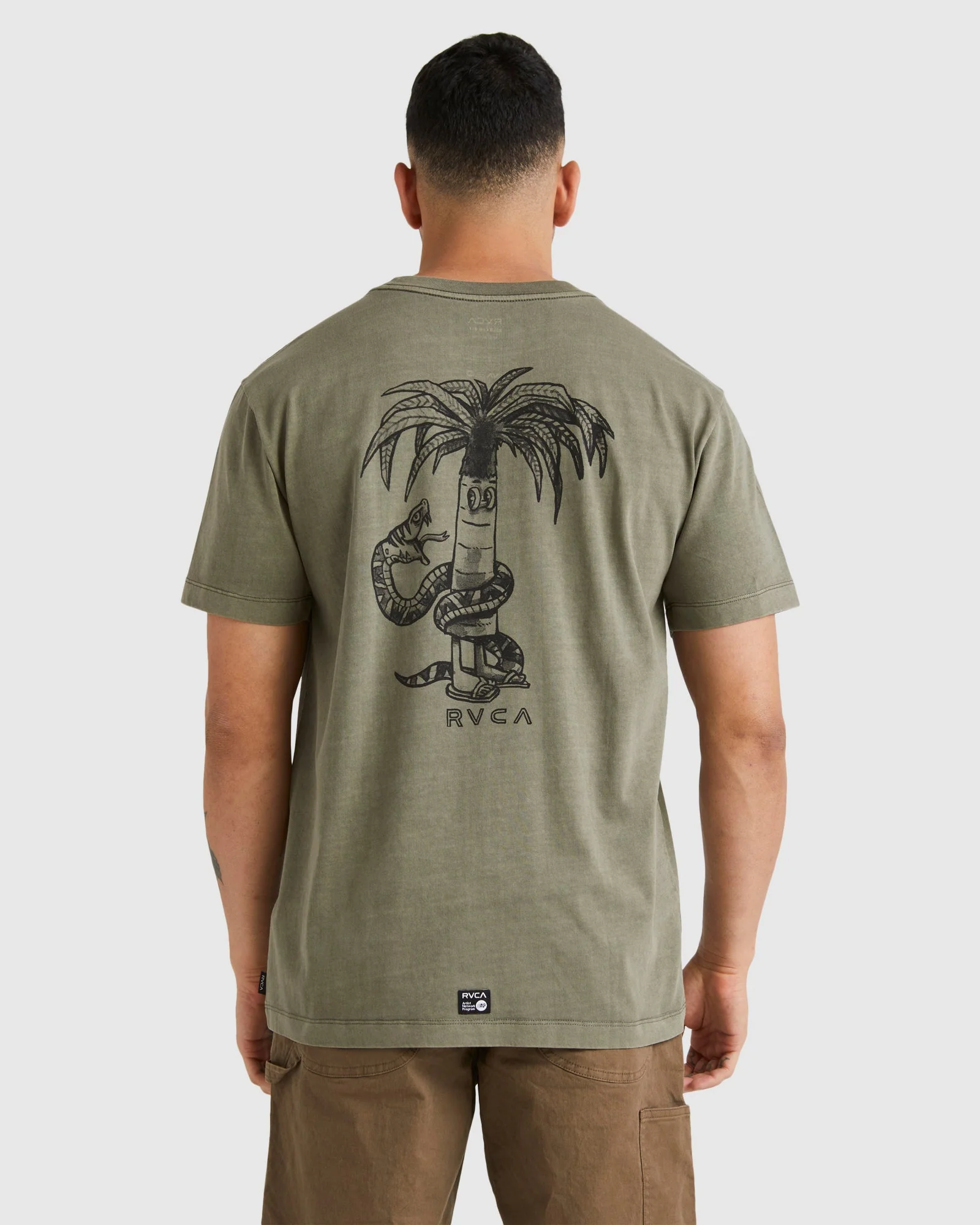 Mens Pommier Palms T-Shirt - Image 3