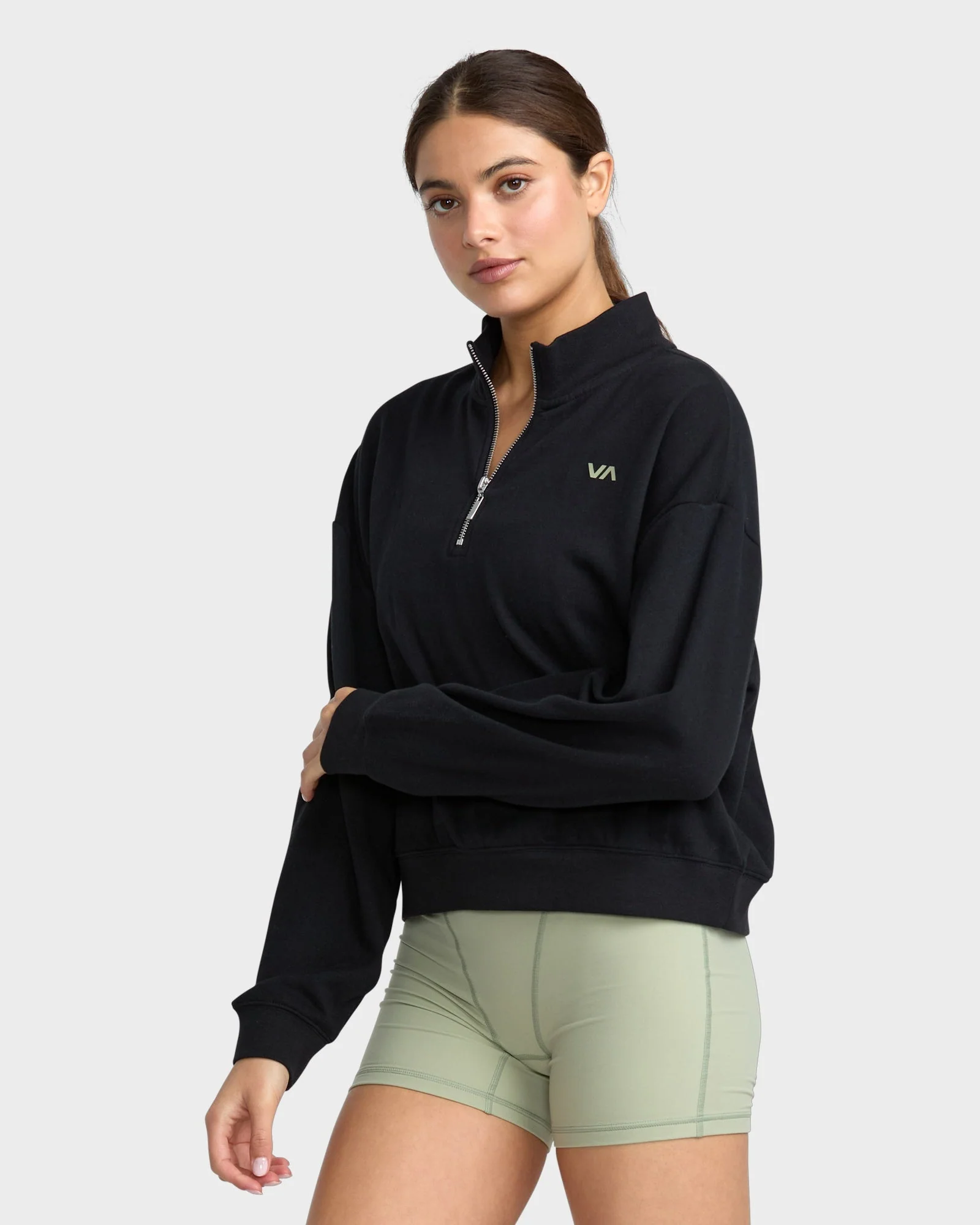 Womens Recess Half Zip Sweatshirt - Image 2