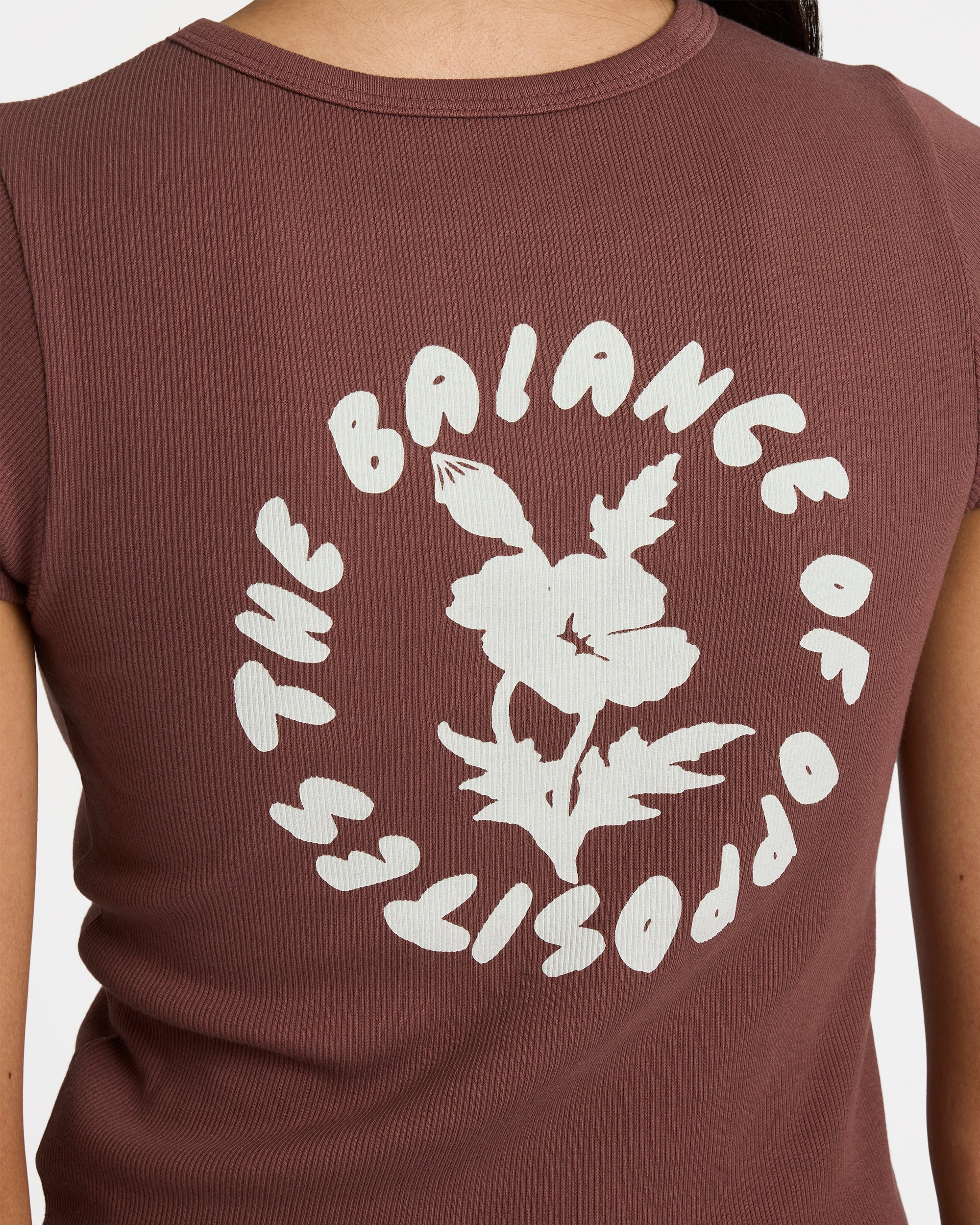 Womens Ribbed Slim T-Shirt - Image 4