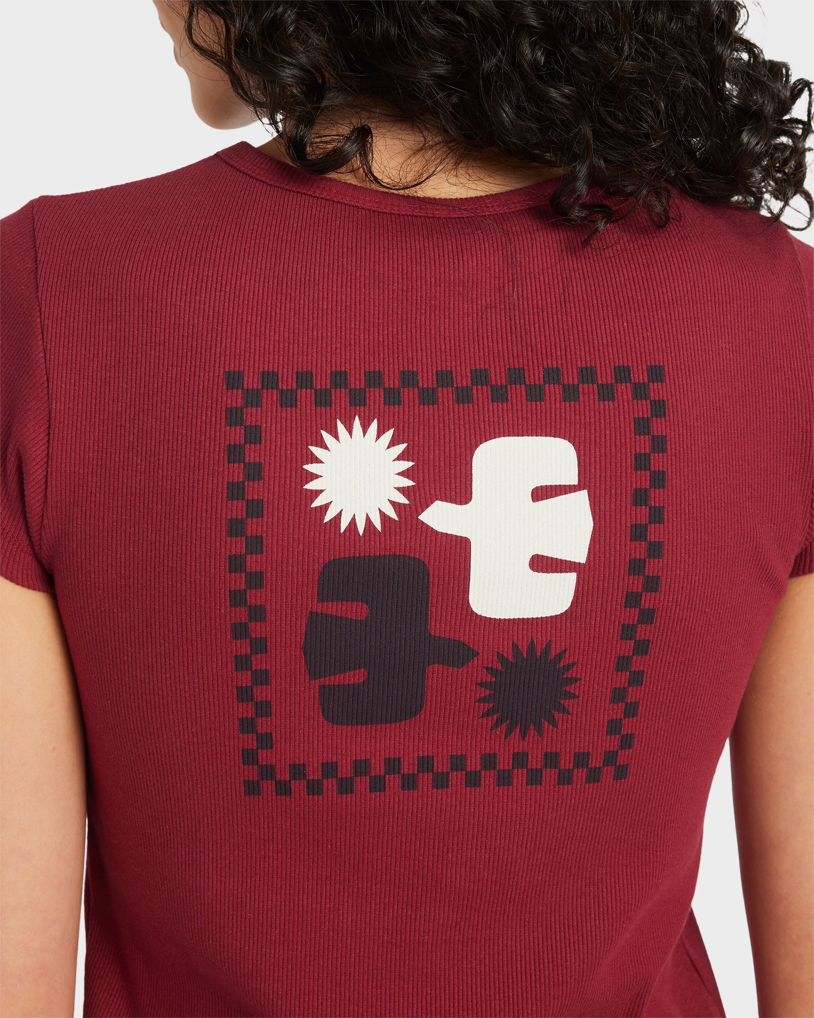 Womens Ribbed Slim T-Shirt - Image 3