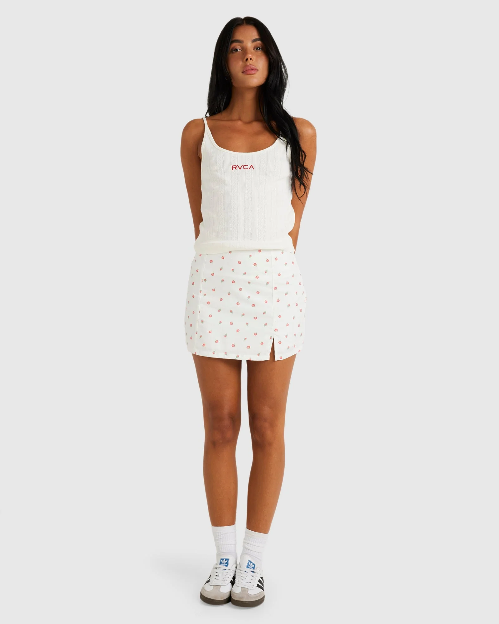 Womens Rose Bud Pointelle Tank Top - Image 5