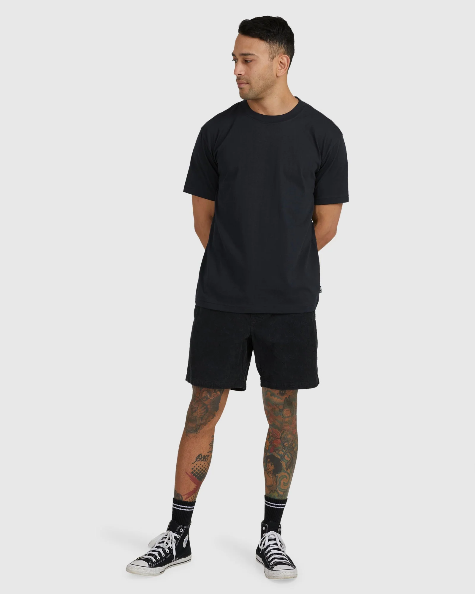 Mens RVCA Basic T-Shirt - Image 4