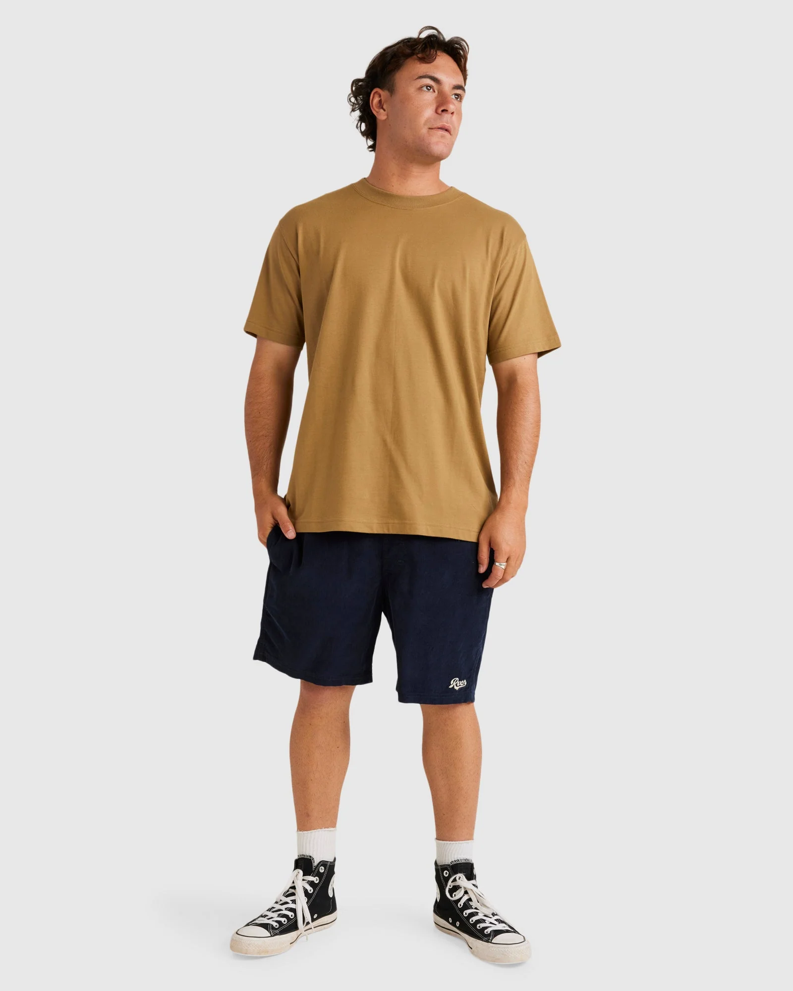 Mens RVCA Basic T-Shirt - Image 5