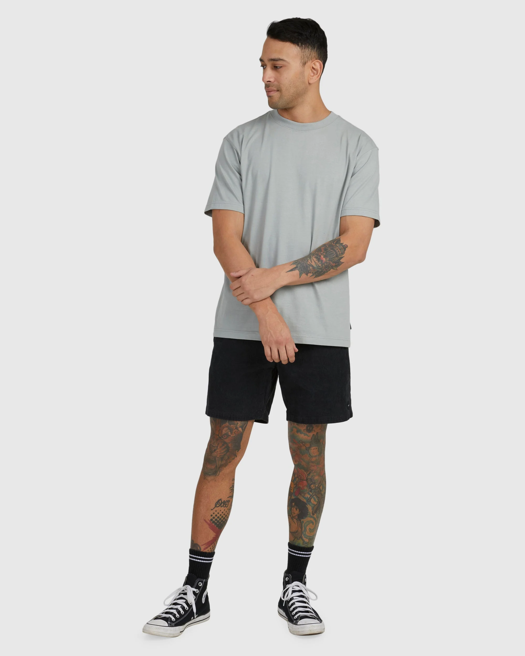 Mens RVCA Basic T-Shirt - Image 5