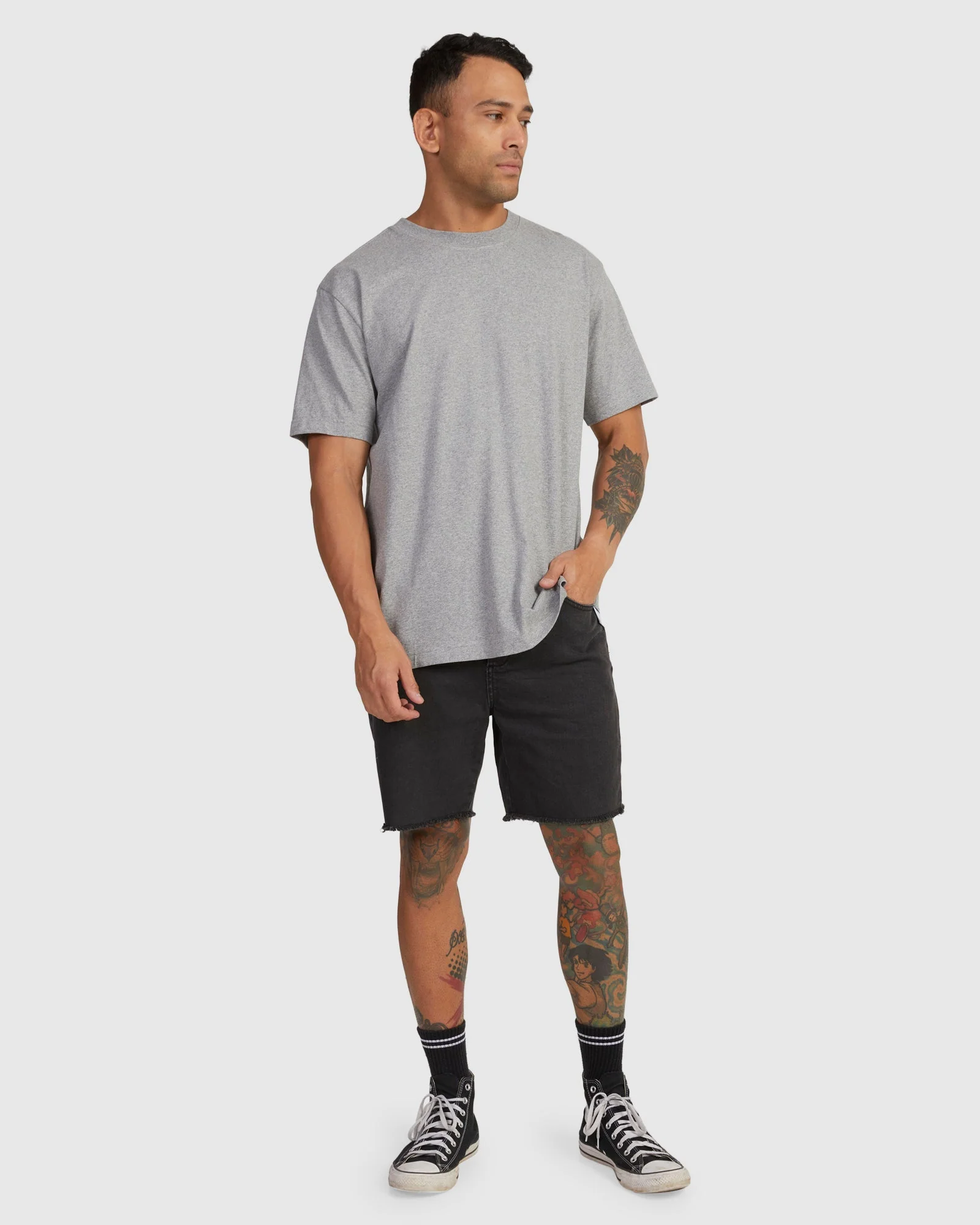 Mens RVCA Basic T-Shirt - Image 5