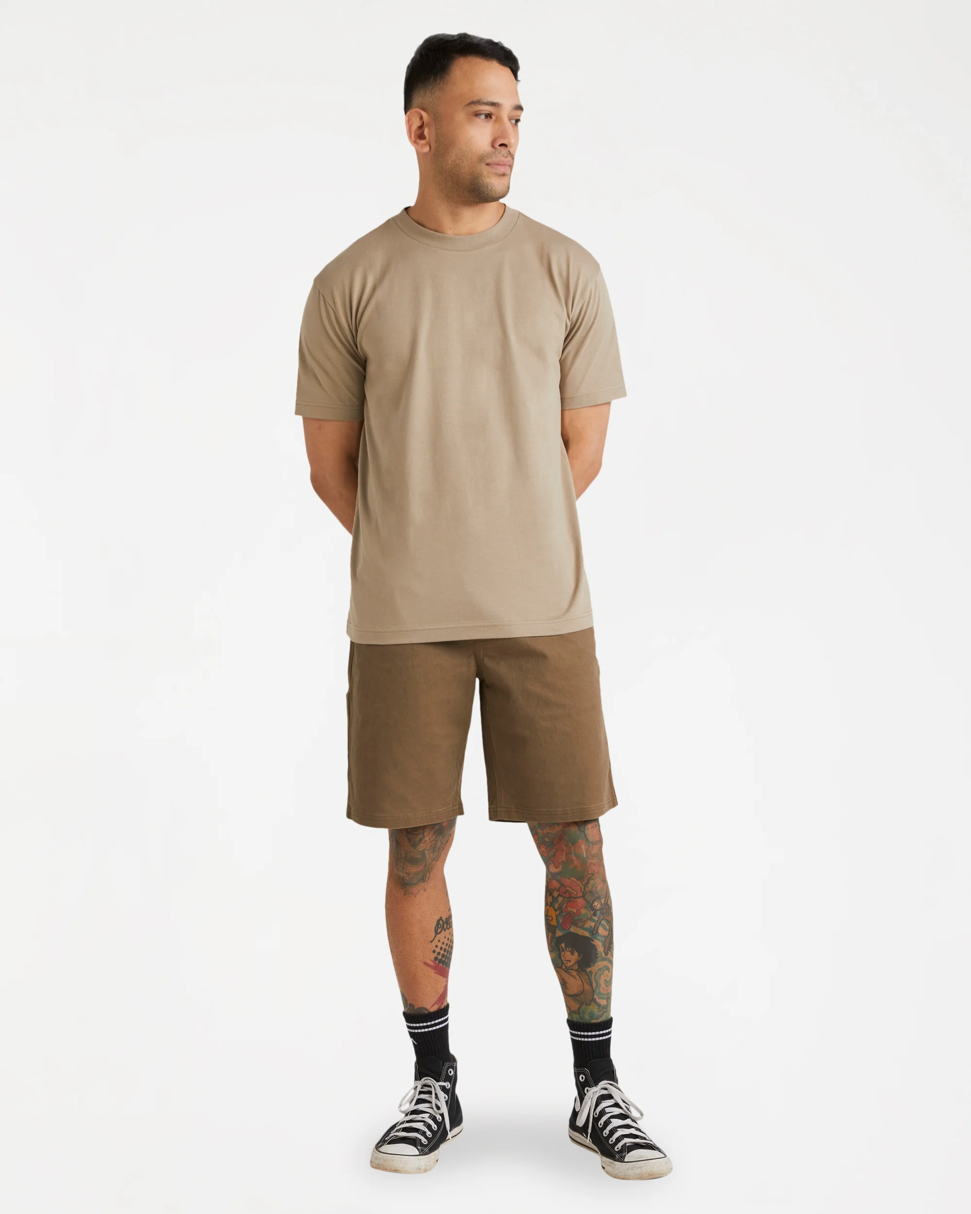 Mens RVCA Basic T-Shirt - Image 5