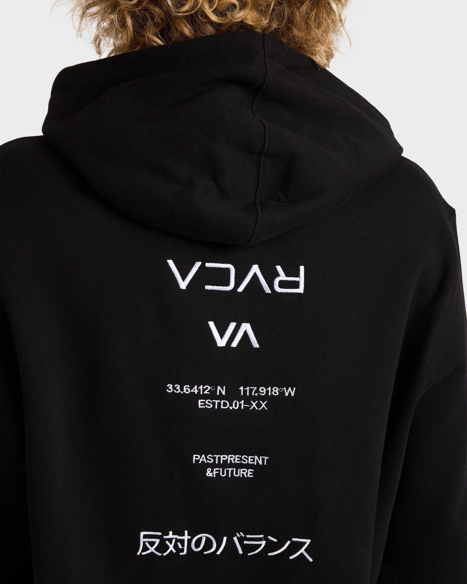 Mens RVCA Credits Pullover Hoodie - Image 4