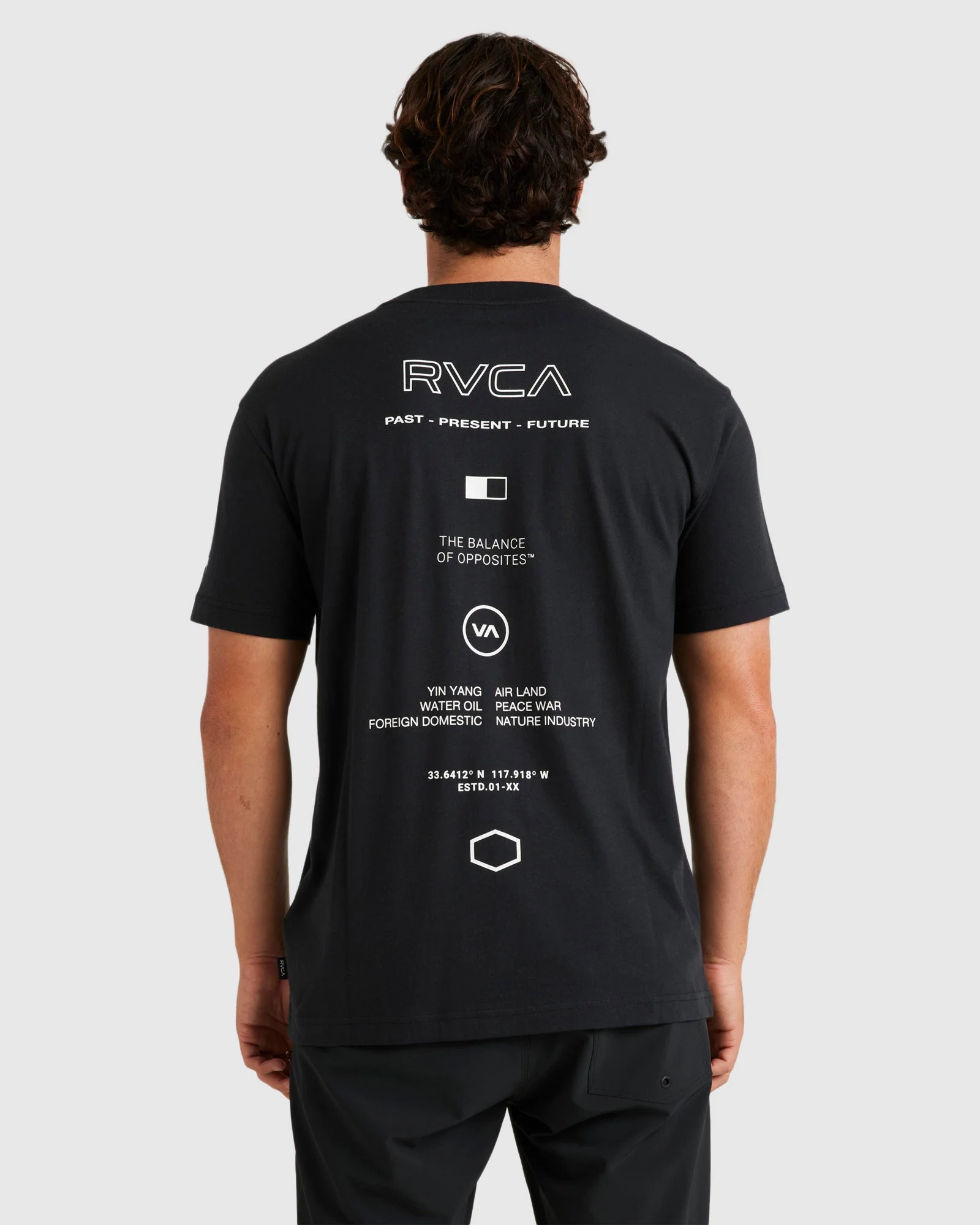 Mens RVCA Inline T-Shirt - Image 3