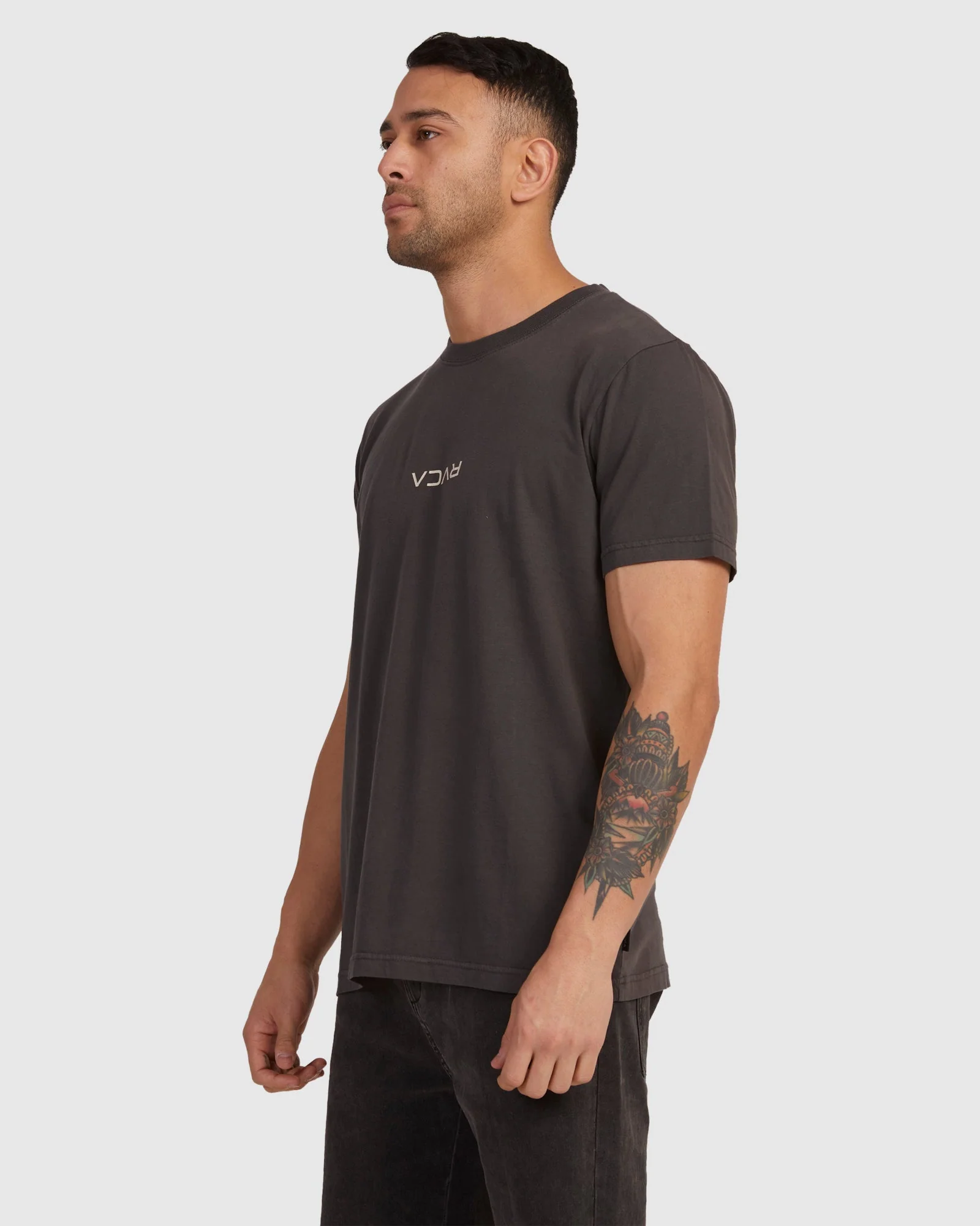 Mens RVCA Mini Flipped T-Shirt - Image 2