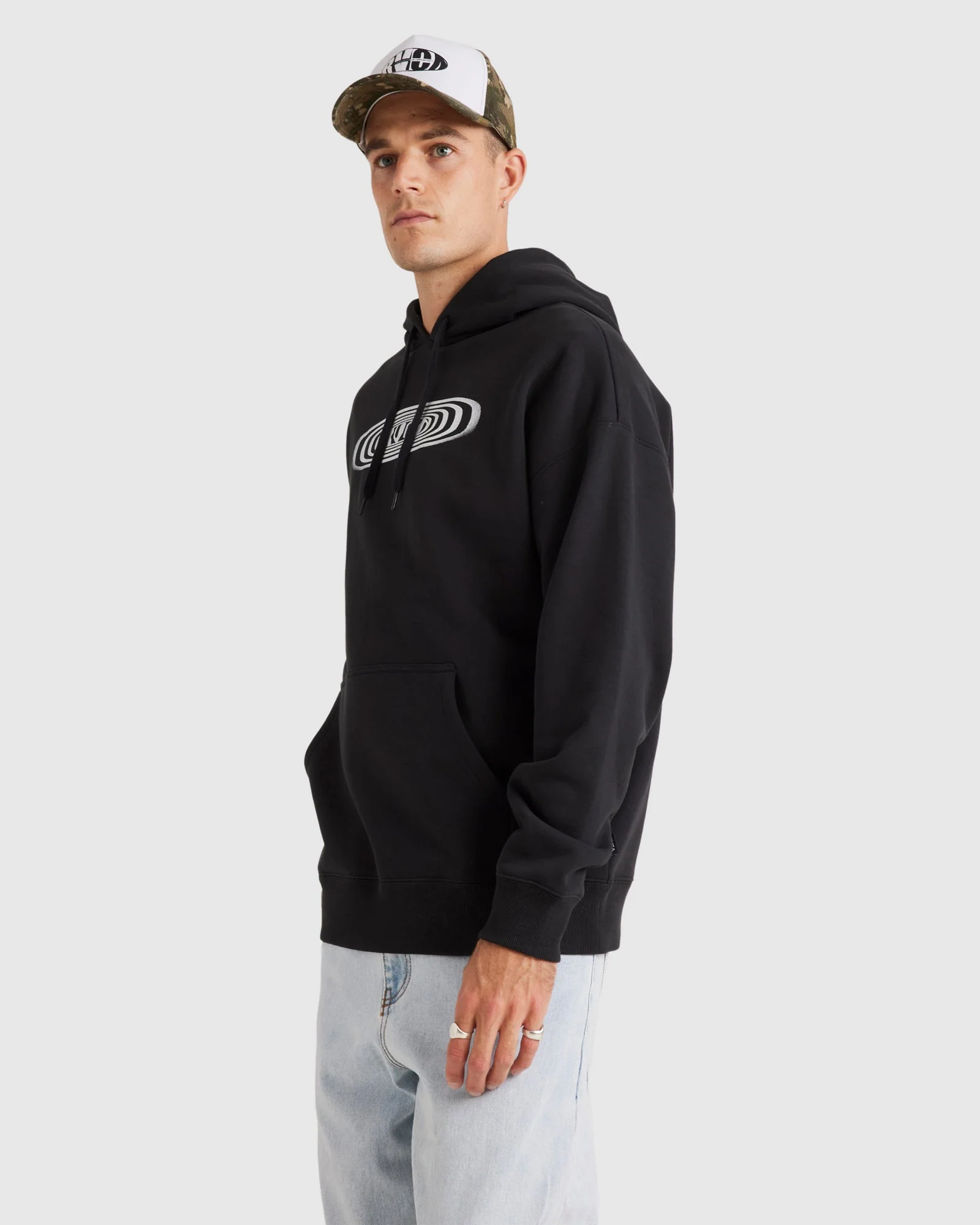 Mens RVCA Pulse Hoodie - Image 3