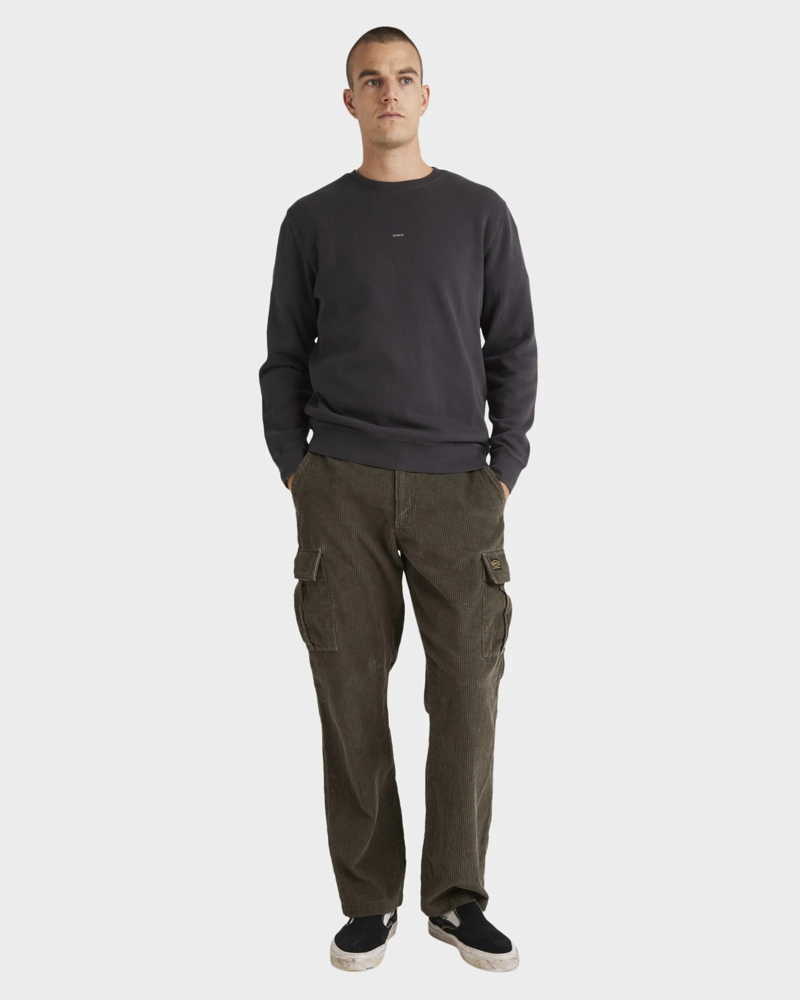 Mens RVCA Smalls Crew - Image 5