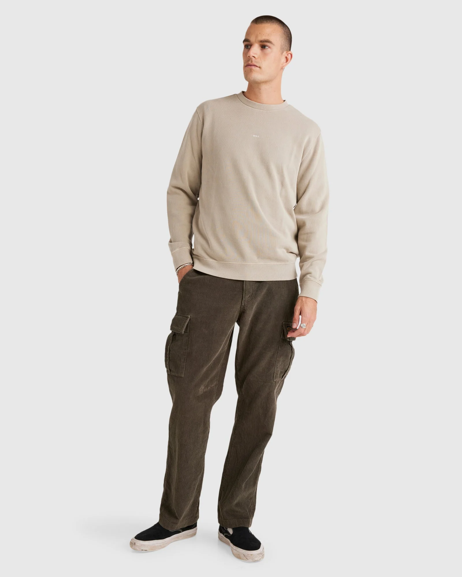Mens RVCA Smalls Crew - Image 4