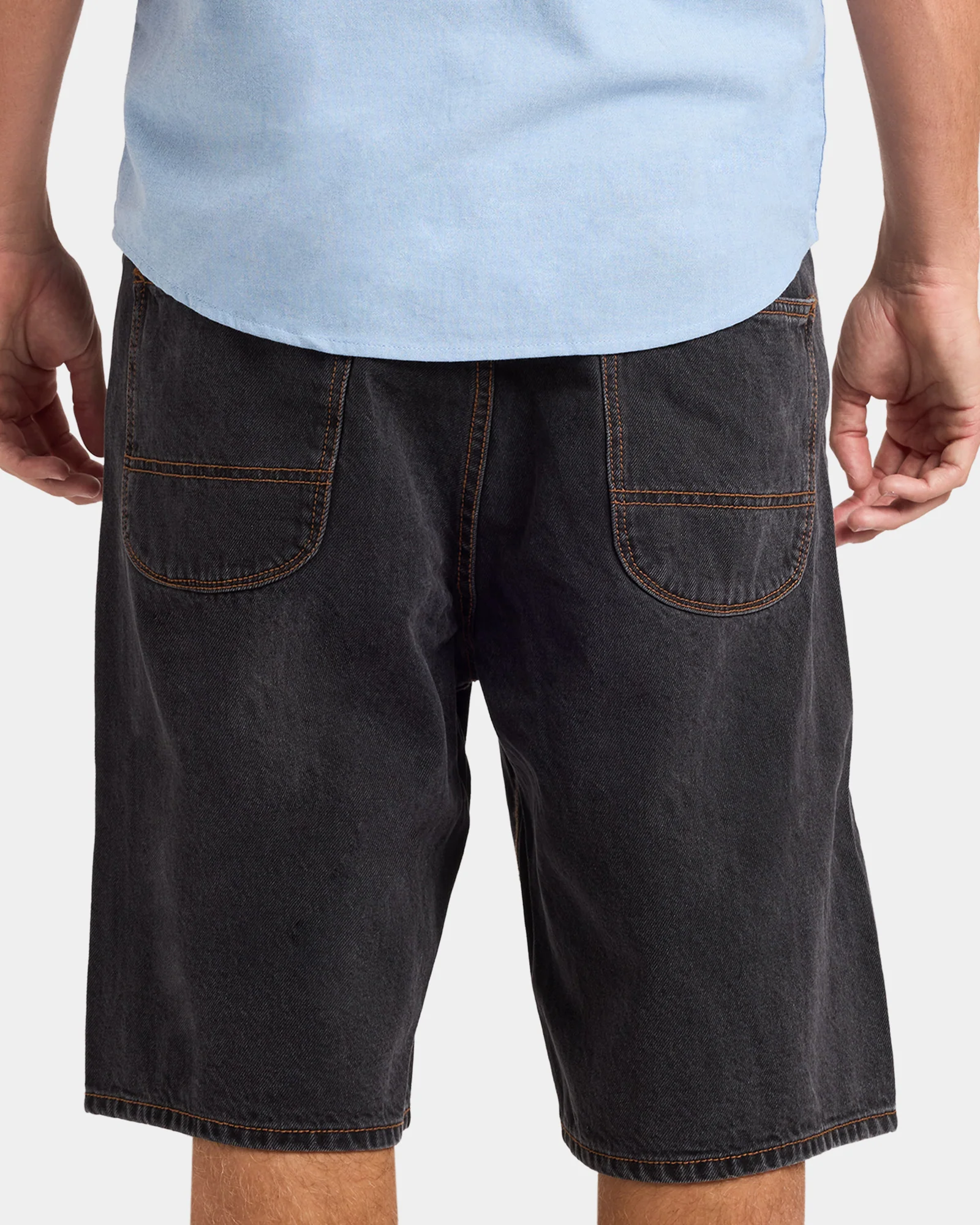 Mens Skate Denim Shorts - Image 4