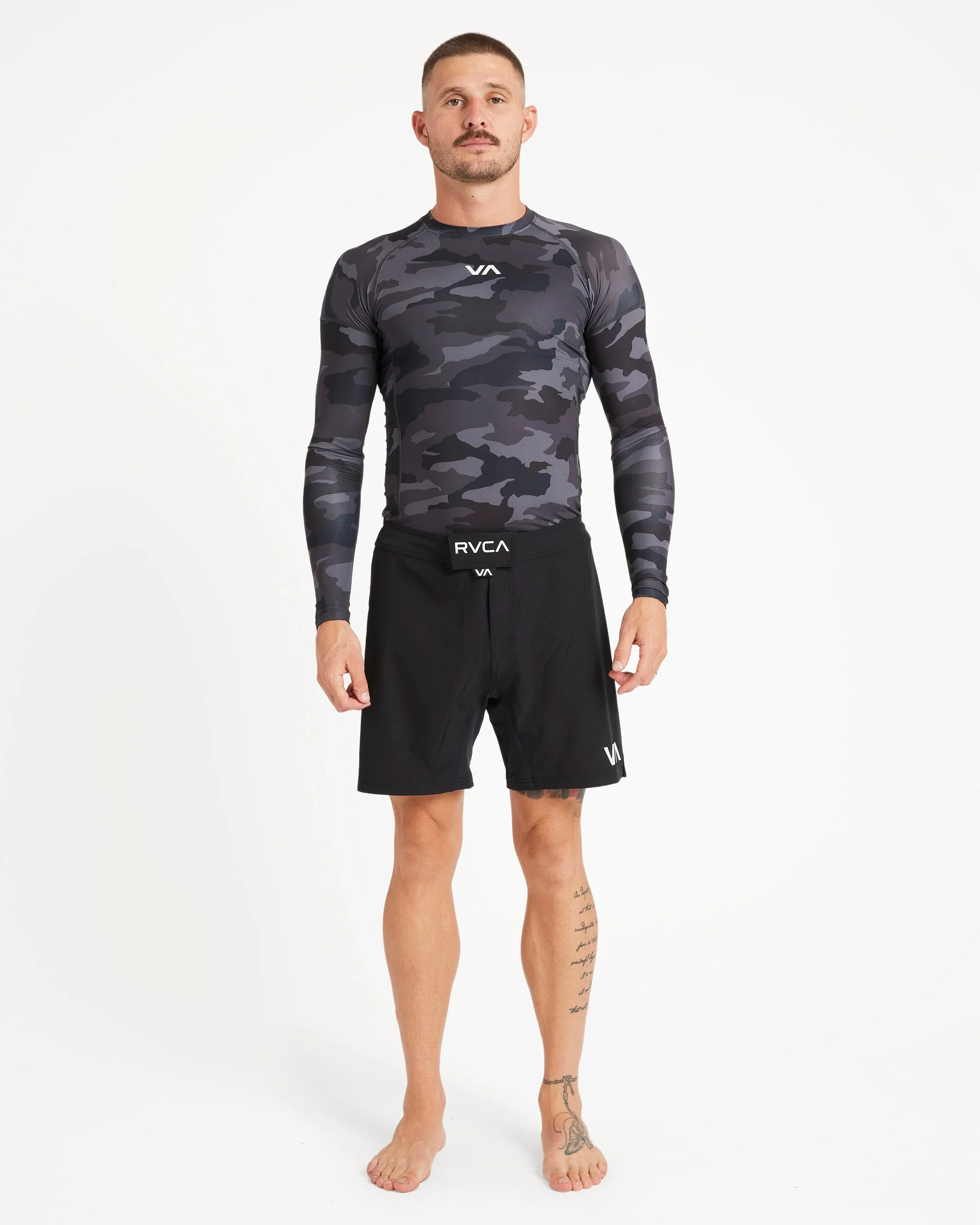 Mens Sport Long Sleeve Rash Vest - Image 5