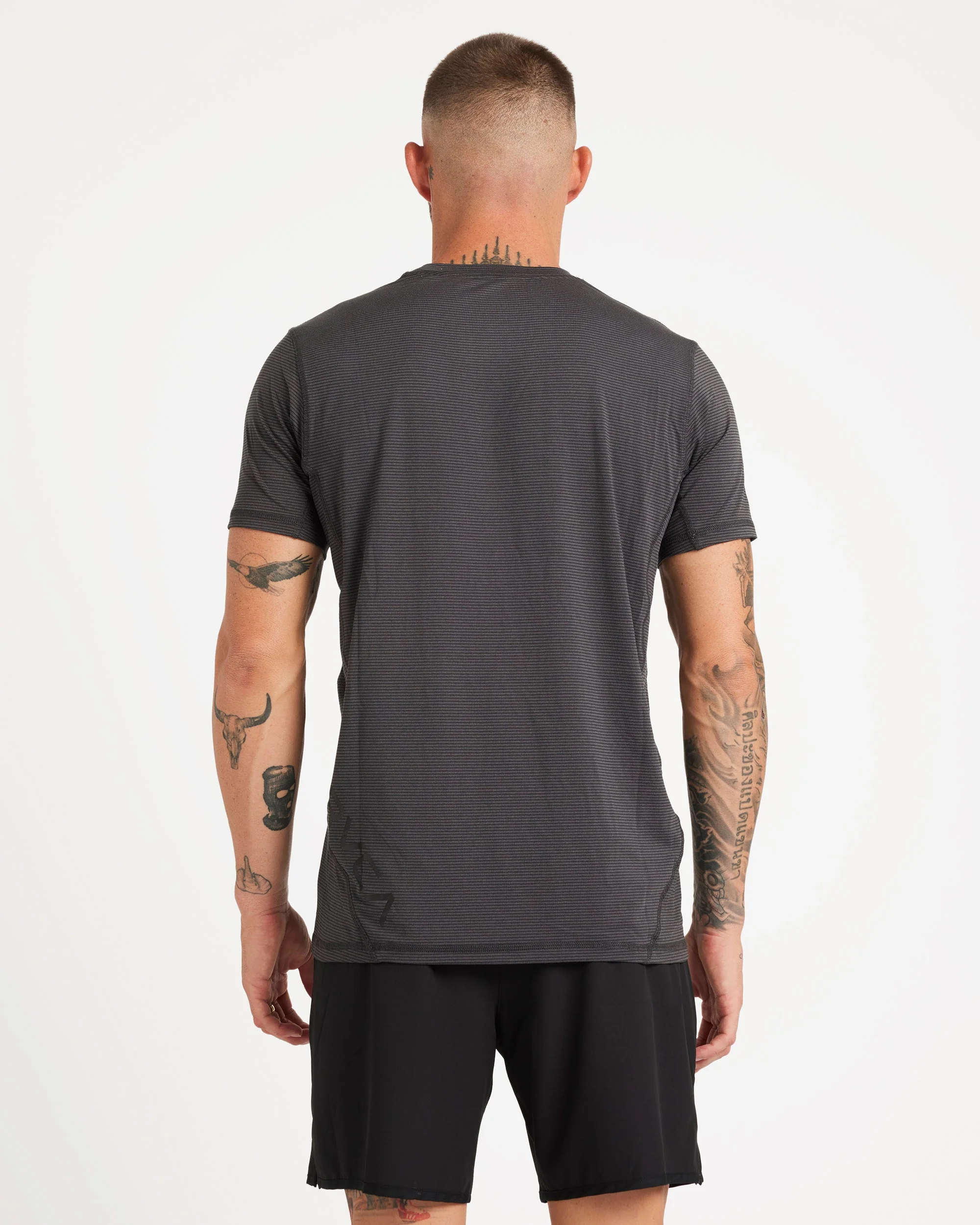 Mens Sport Vent Stripe T-Shirt - Image 3