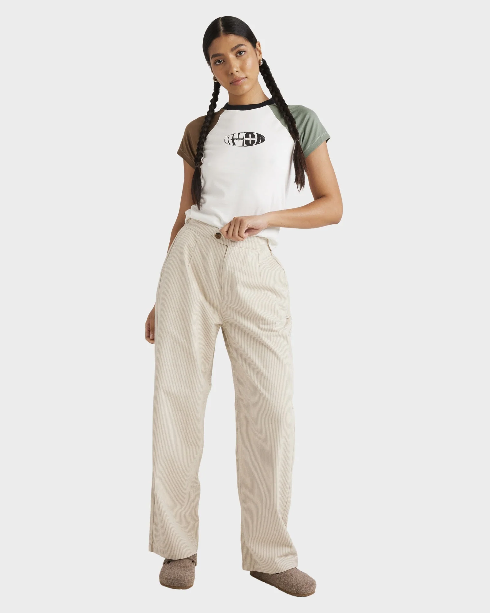 Womens Stripe Hudson Pant - Image 4