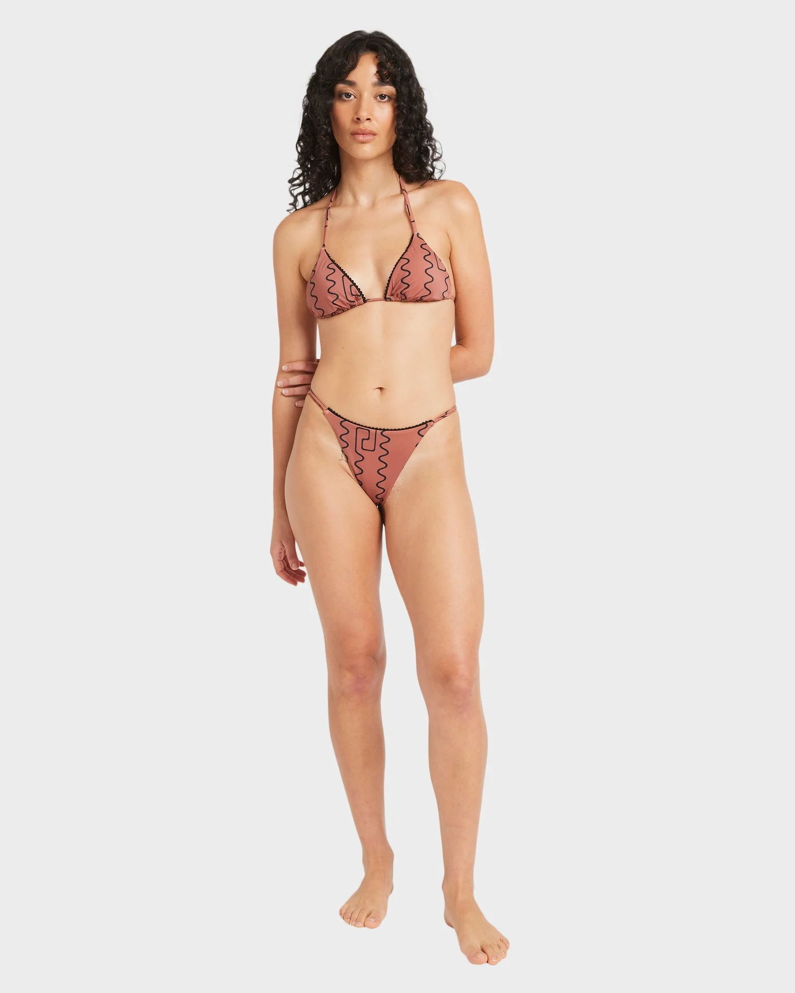 Womens Thought Pattern Bikini Top - Image 7