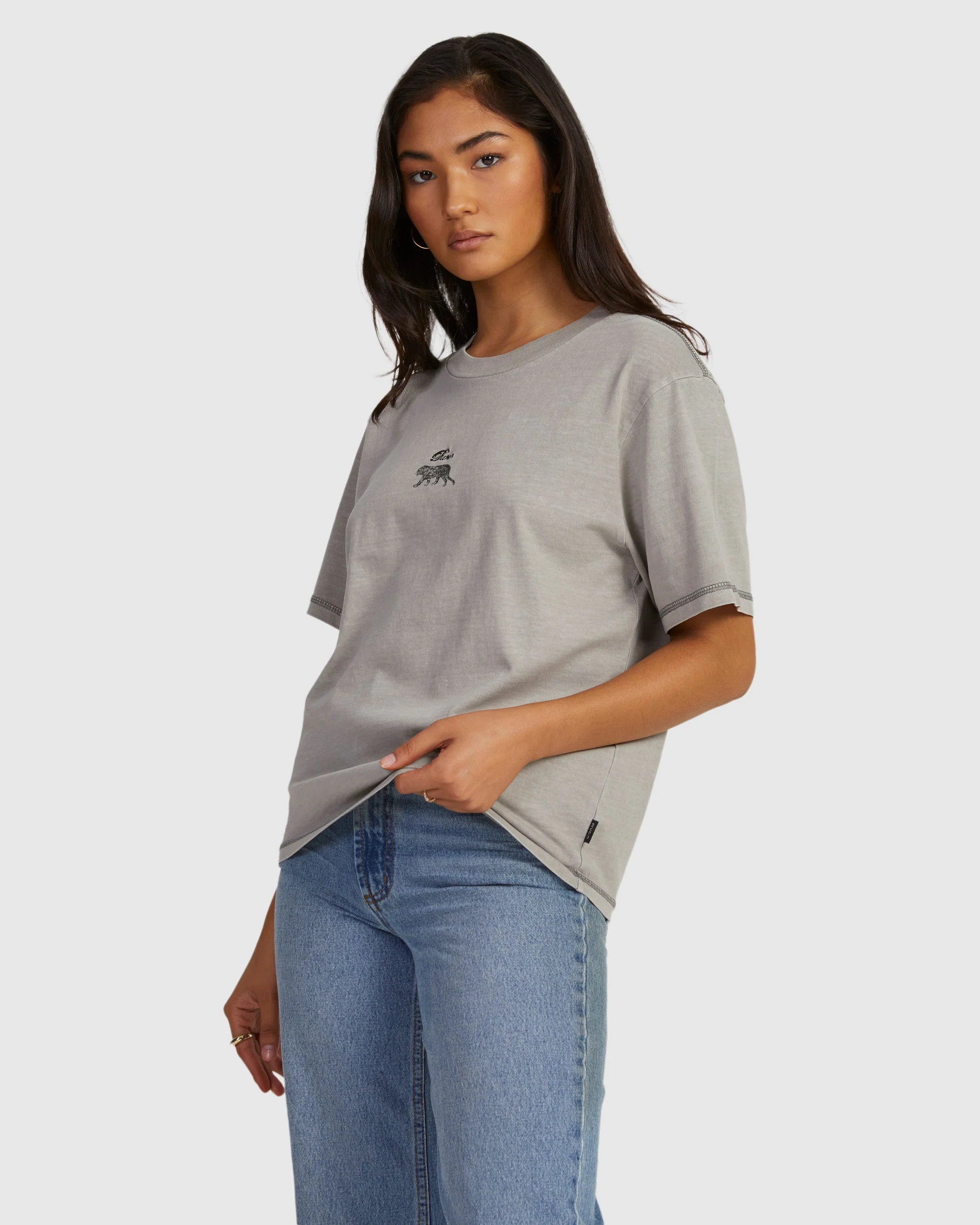 Womens Tiger Style Easy T-Shirt - Image 2