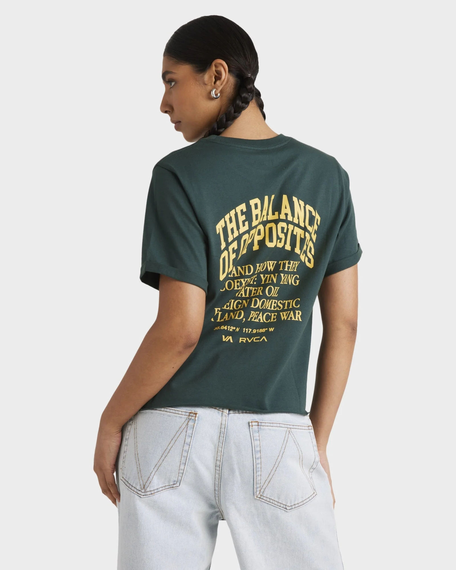 Womens Trophy Cuffed T-Shirt - Image 3
