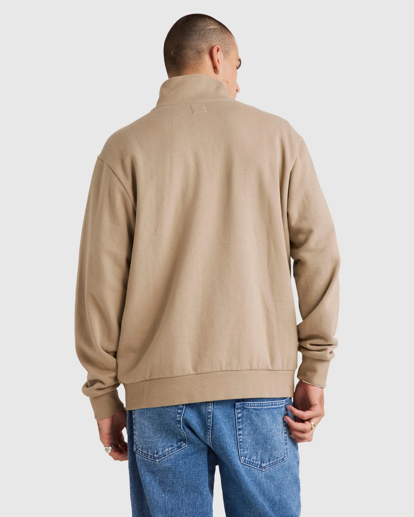 Mens United Half Zip Crew - Image 3