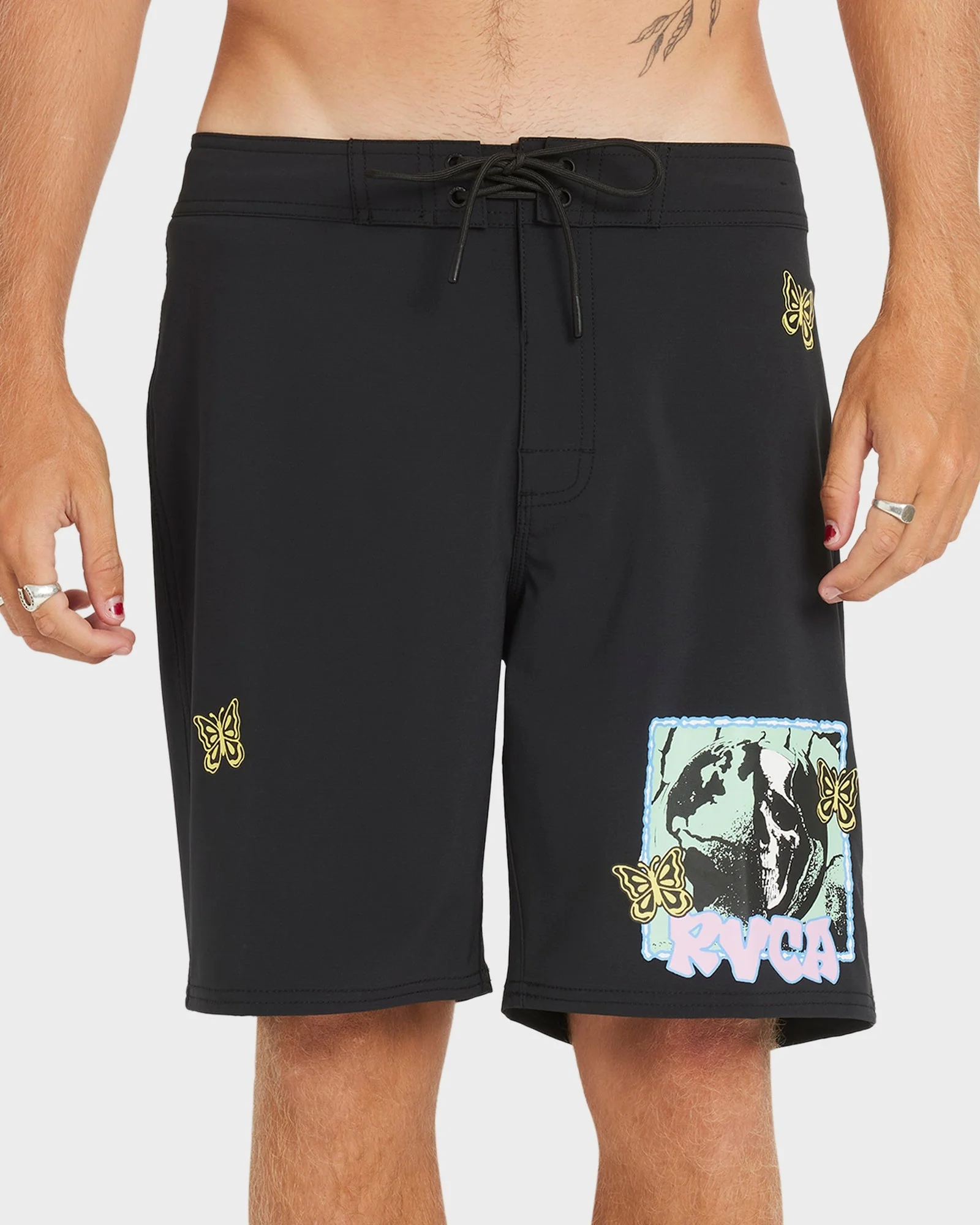 Mens VA Trunk Print 19" Boardshorts - Image 5