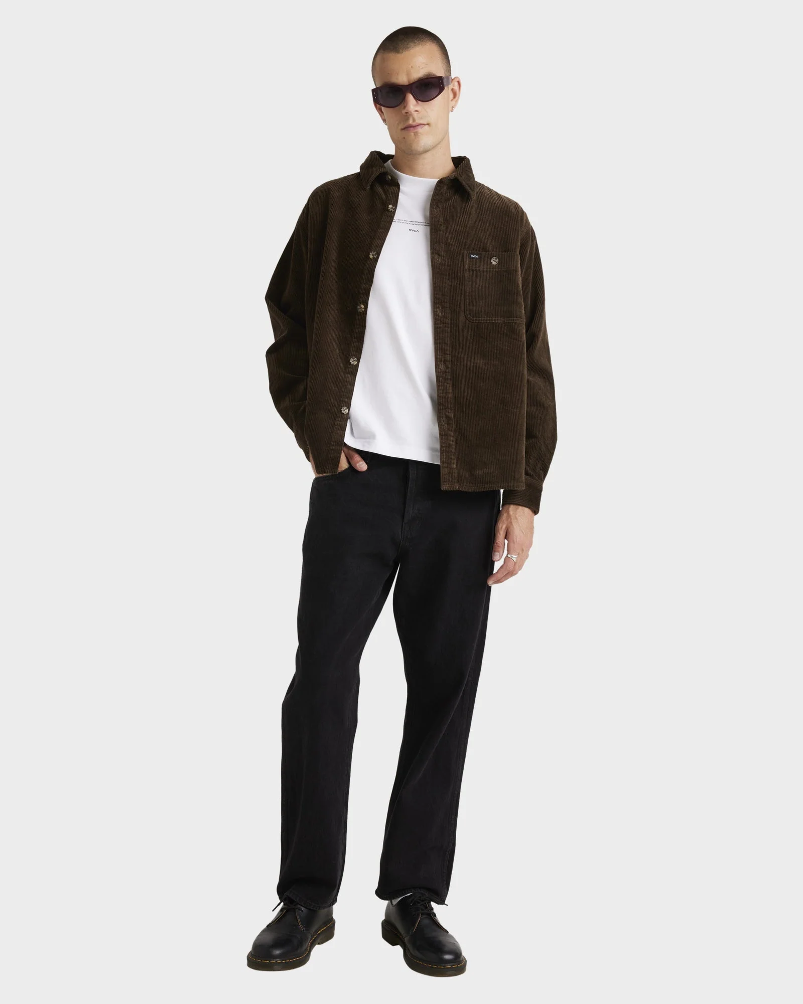 Mens Wide Load Cord Long Sleeve Shirt - Image 6