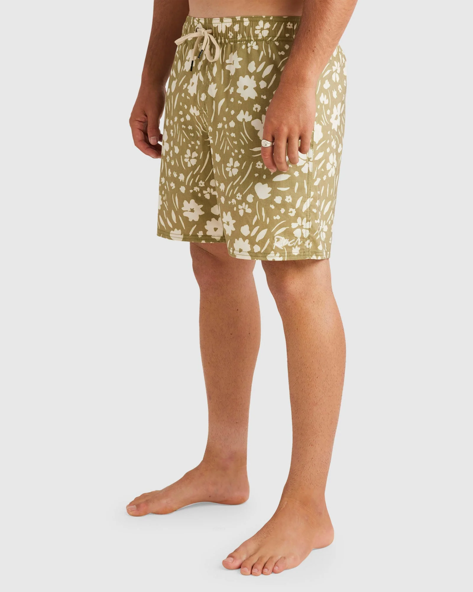 Mens Wildflower 17" Elastic Swim Shorts - Image 2